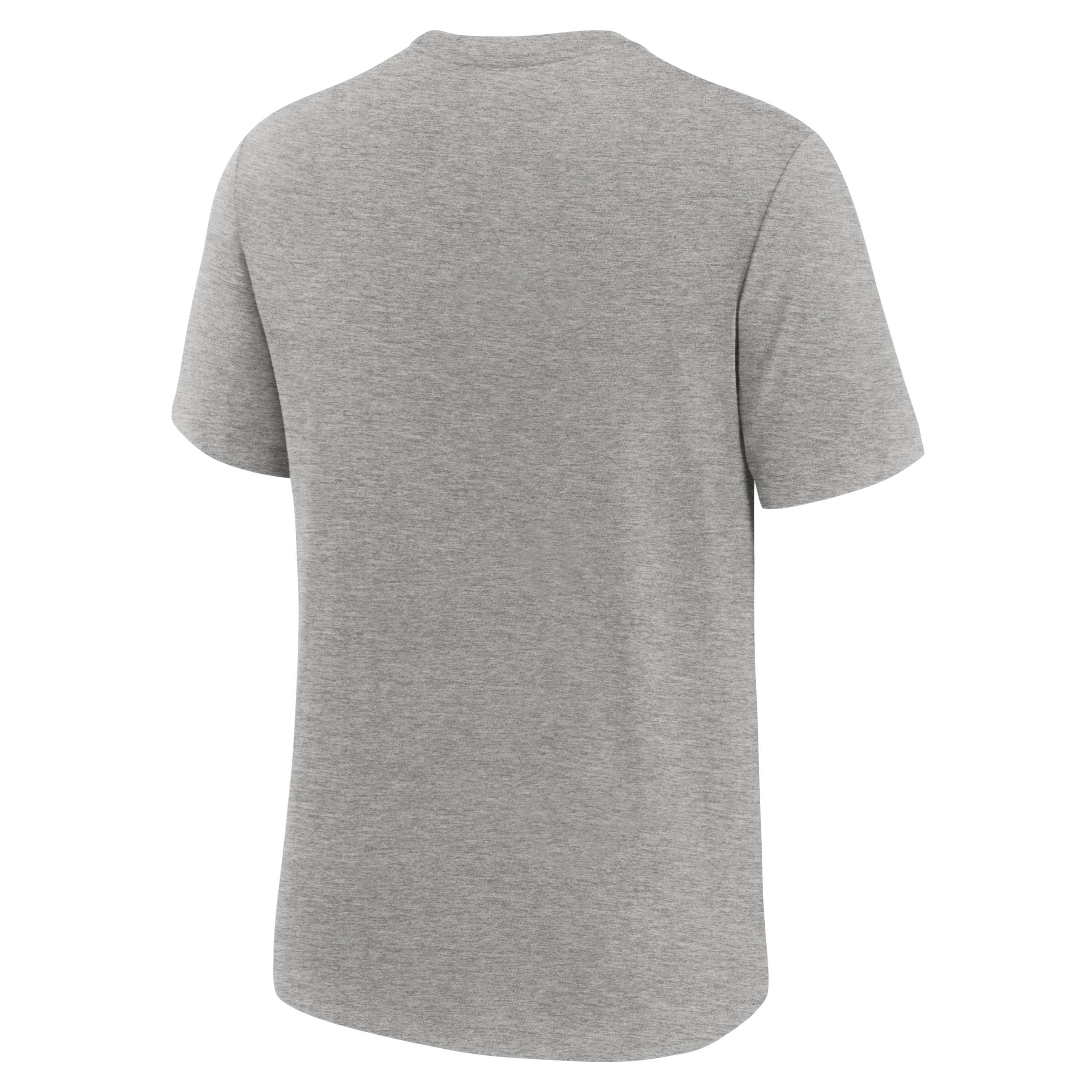 Men's Nike Heather Gray Michigan State Spartans Local Campus Time Honored Tradition Tri-Blend T-Shirt, Size: Medium, Grey Product Image