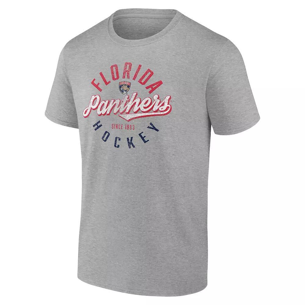 Men's NHL Florida Panthers Hockey Tee, Size: Large, Pnt Gray Product Image