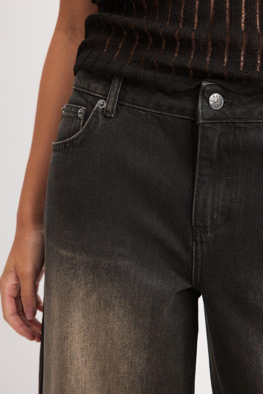 Loose Mid Waist Jeans Product Image