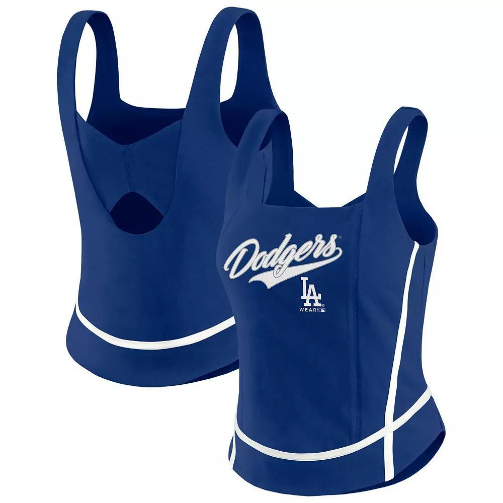 Women's WEAR by Erin Andrews  Brown San Diego Padres Square Neck Tank Top, Size: XL Product Image