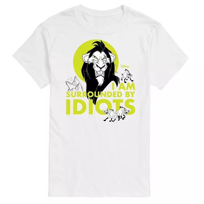 Disney Villains Lion King Mens I am Surrounded By Idiots Graphic Tee Product Image