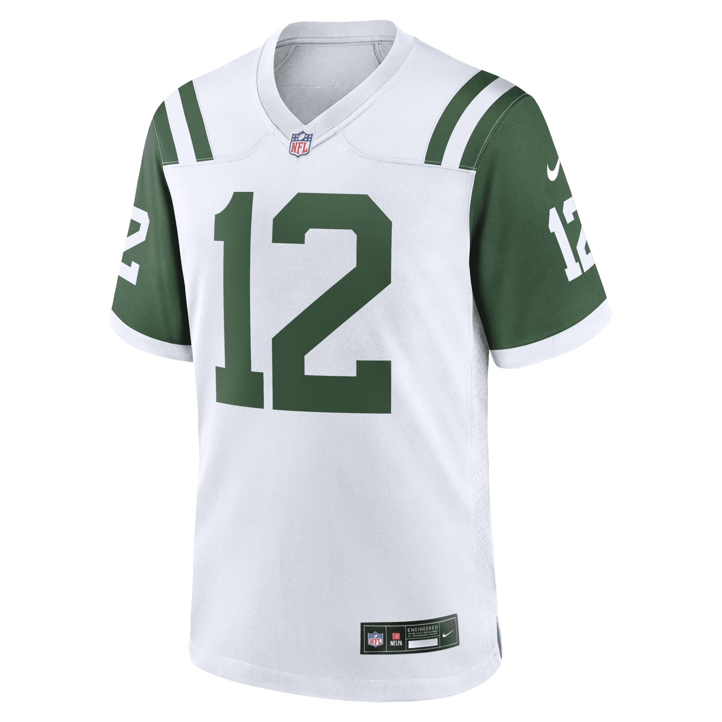 Men's Nike Joe Namath White New York Jets Classic Alternate Retired Player Game Jersey, Size: Small Product Image