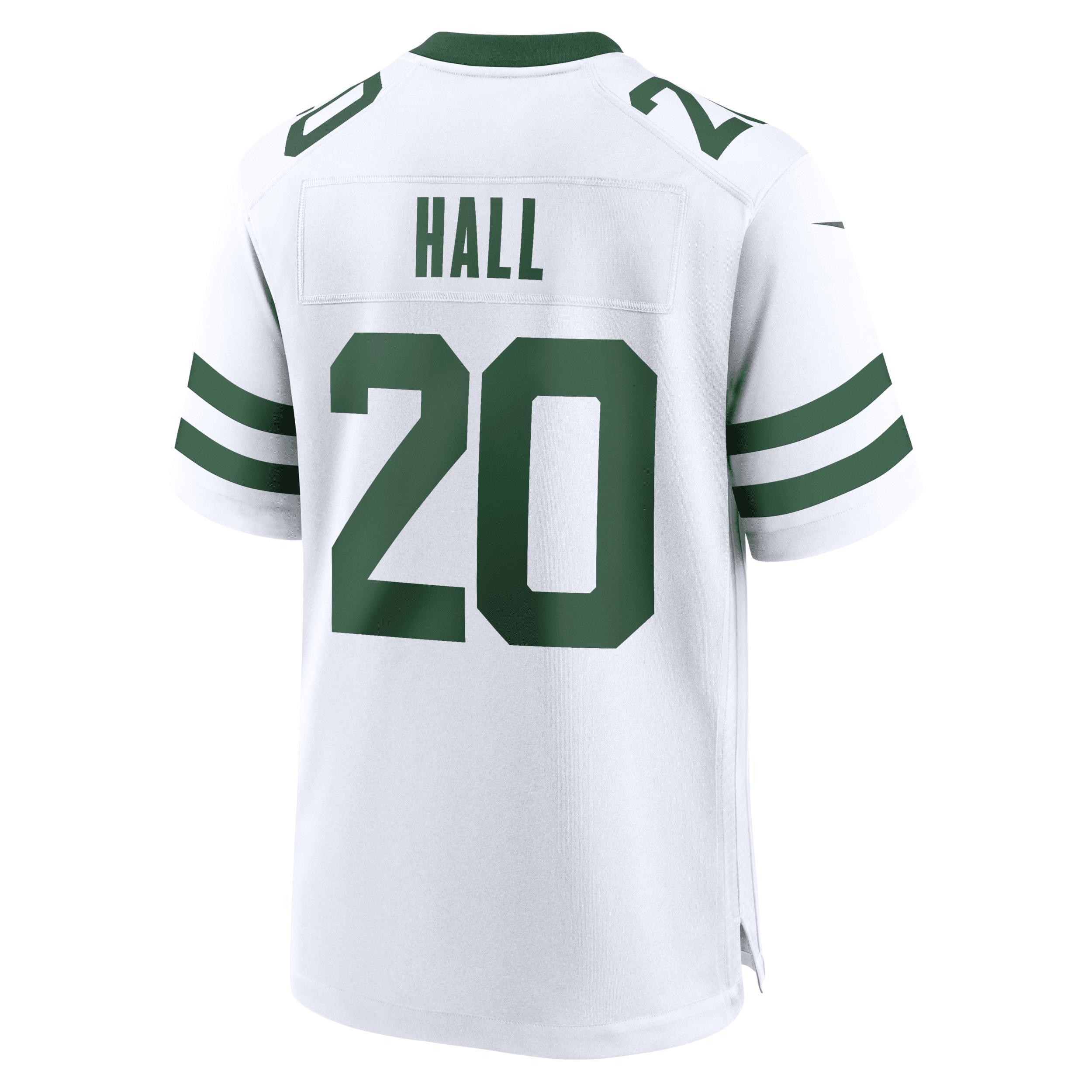 Men's Nike Breece Hall Legacy White New York Jets Game Jersey, Size: 2XL Product Image