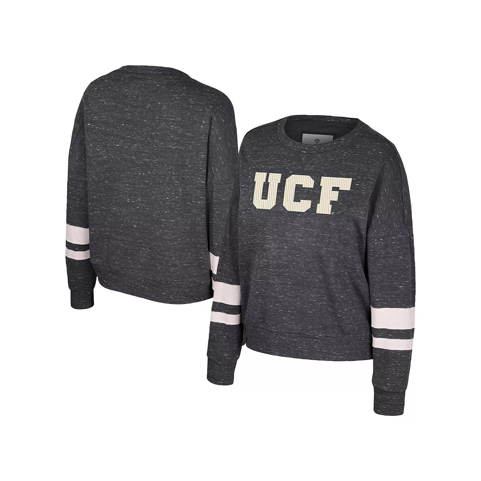 Women's Colosseum Cardinal Arkansas Razorbacks Lost City Speckle Pullover Sweatshirt, Size: Small, Red Product Image