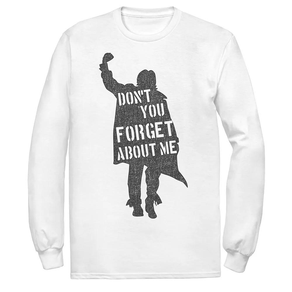 Men's Breakfast Club "Don't You Forget About Me" Silhouette Tee, Size: XL, White Product Image