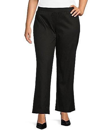 Womens Boot-Cut Cotton-Blend Pants Product Image