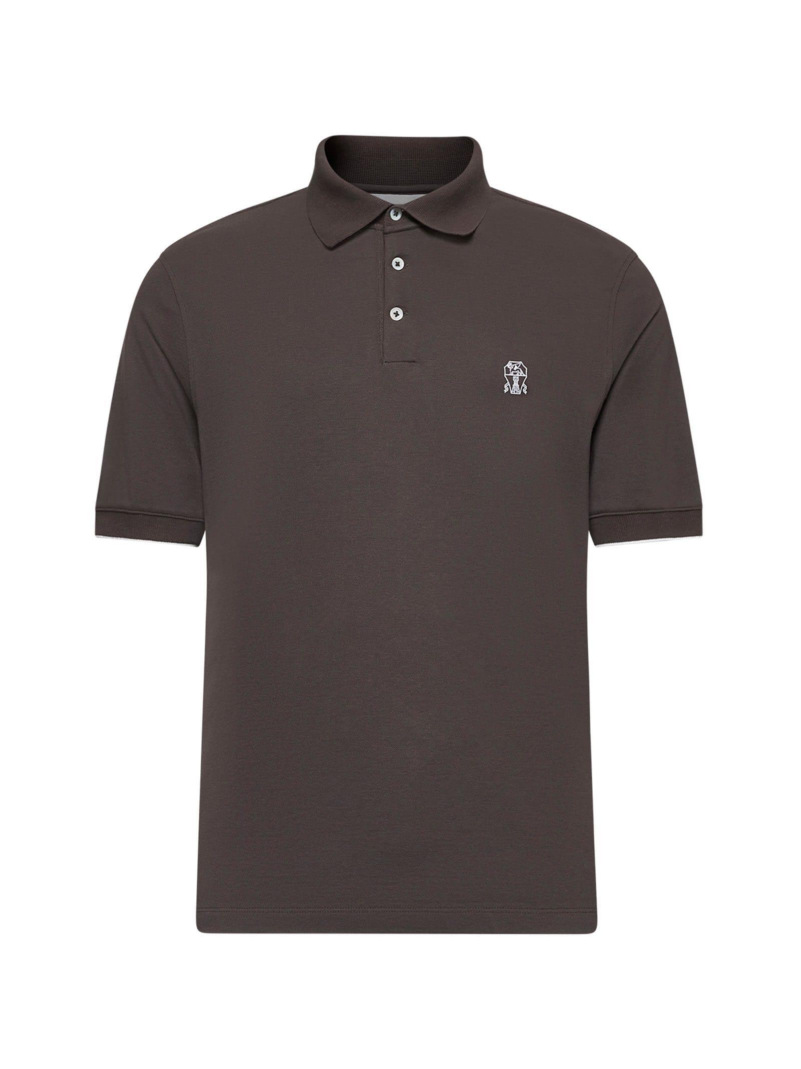 BRUNELLO CUCINELLI Men's T-shirts And Polos In Orange Product Image