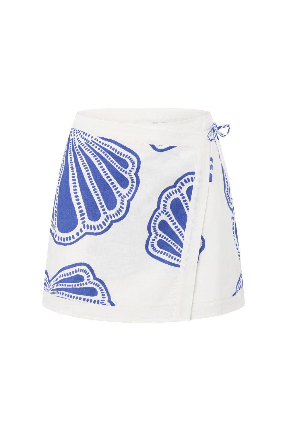 Ciera Wrap Skirt - Seashell Product Image
