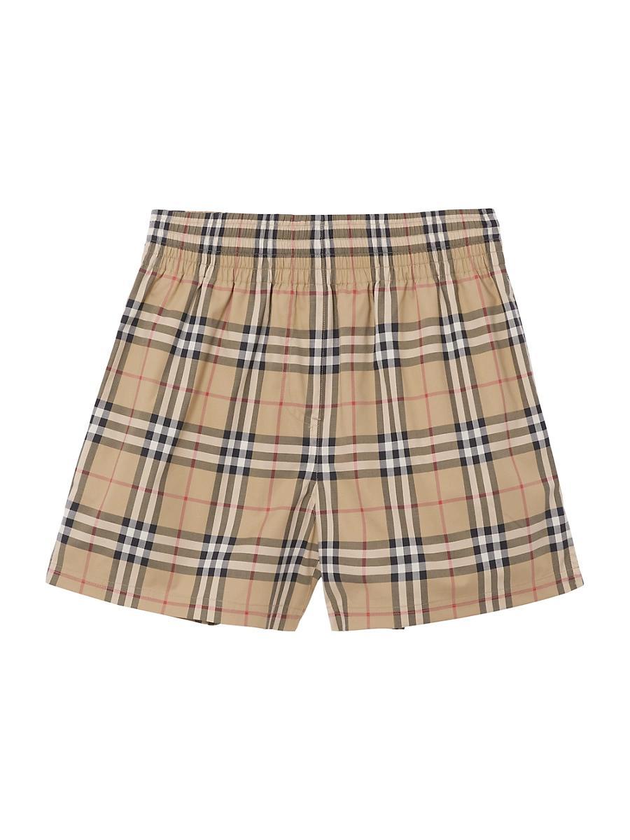Womens Audrey Check Shorts Product Image