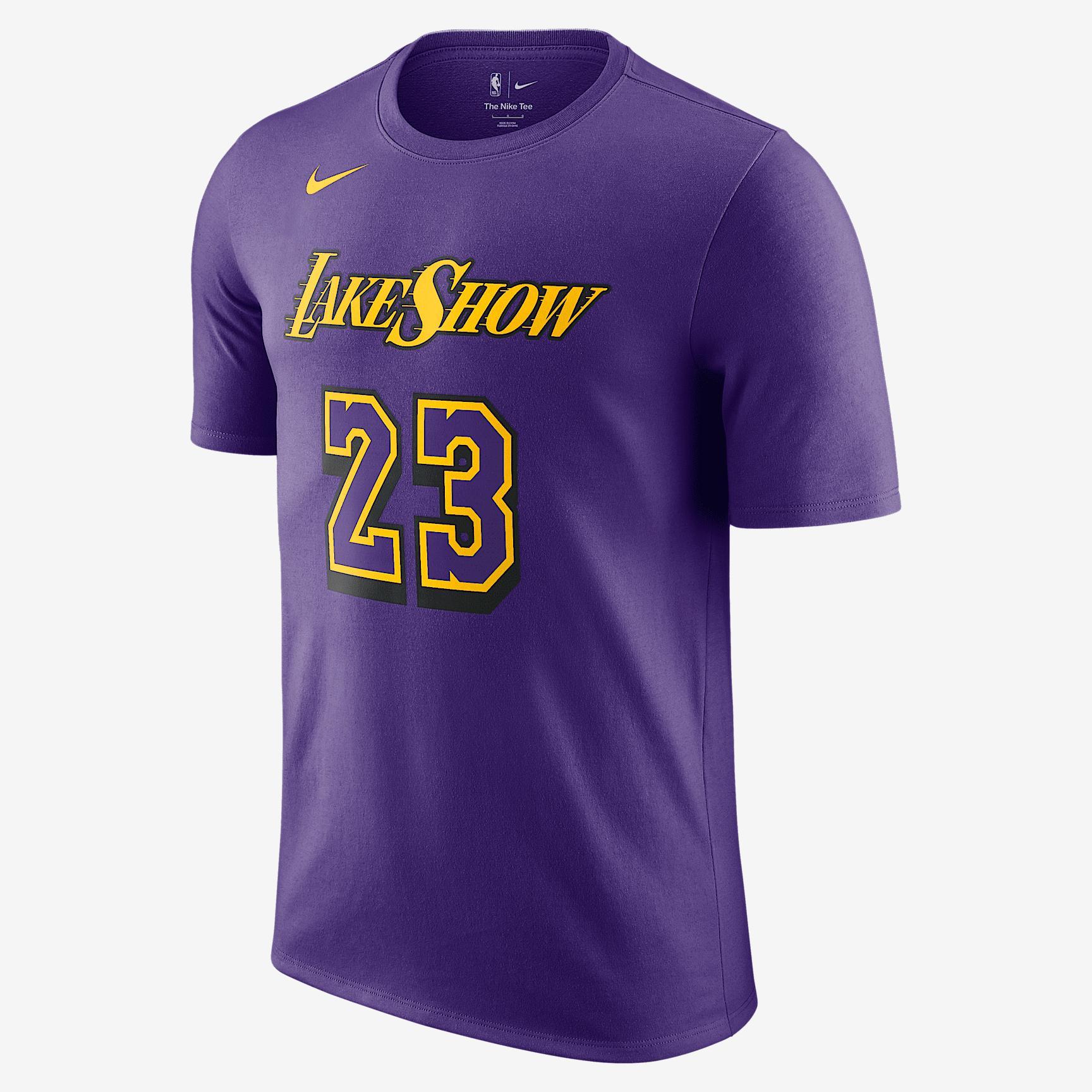 LeBron James Los Angeles Lakers Essential City Edition Men's Nike NBA T-Shirt Product Image