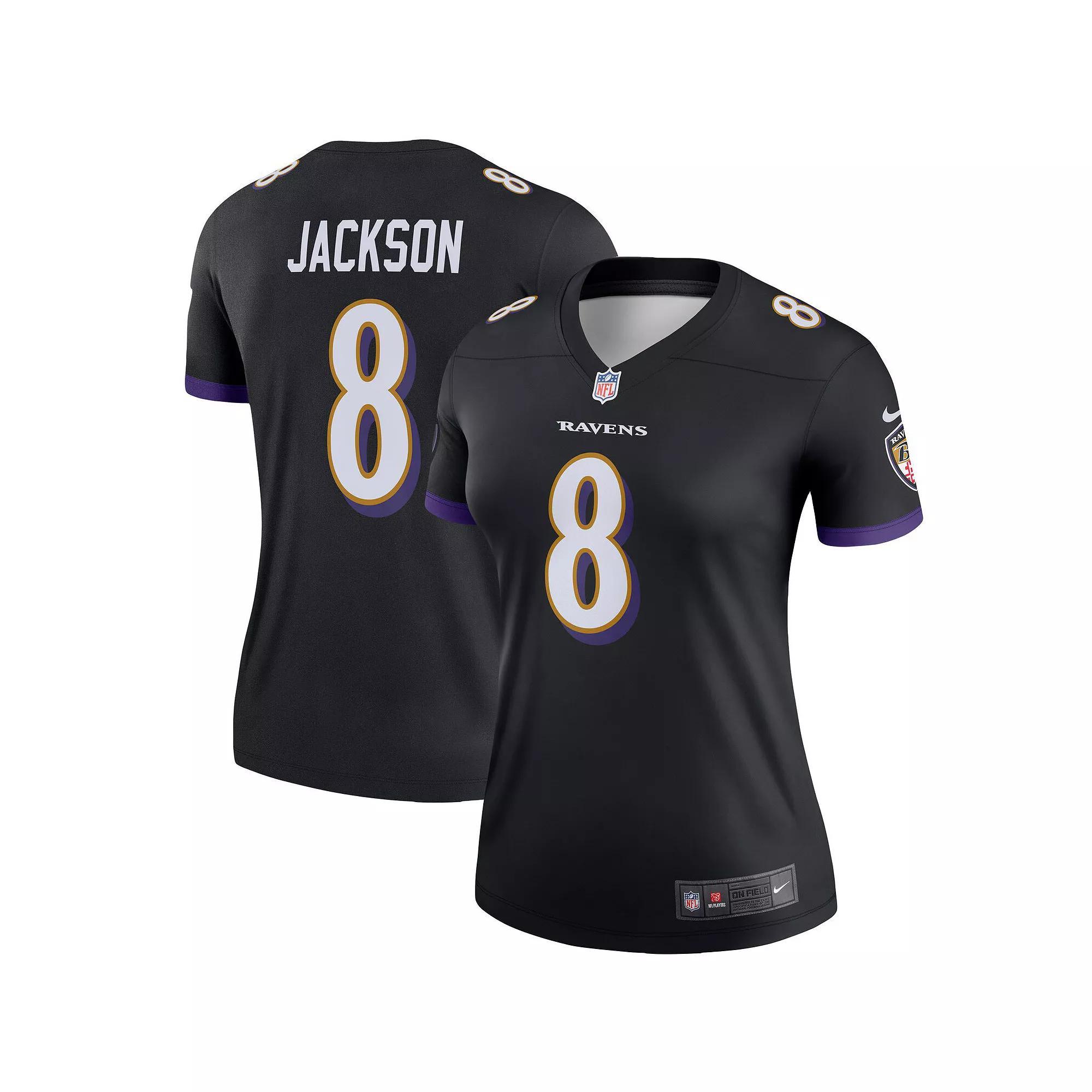 Women's Nike Lamar Jackson Black Baltimore Ravens Legend Team Jersey, Size: Small Product Image
