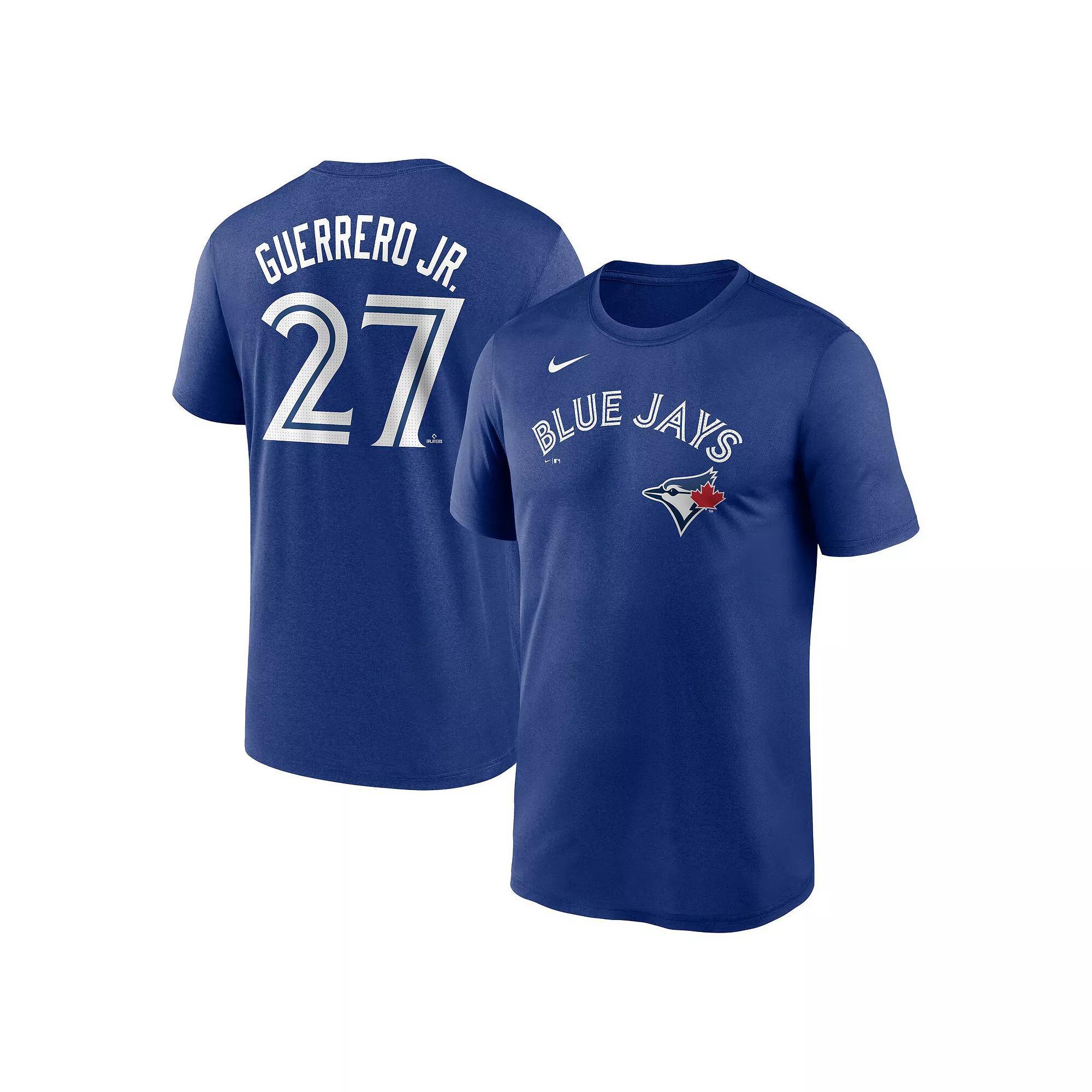 Men's Nike Vladimir Guerrero Jr. Royal Toronto Blue Jays Legend Name and Number Home T-Shirt, Size: Medium, Jay Blue Product Image