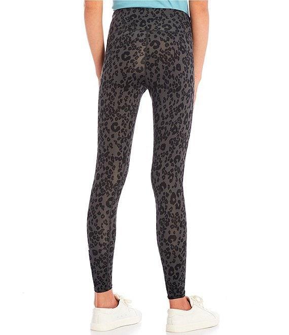 Ivory Ella Embossed-Printed Ankle Leggings Product Image