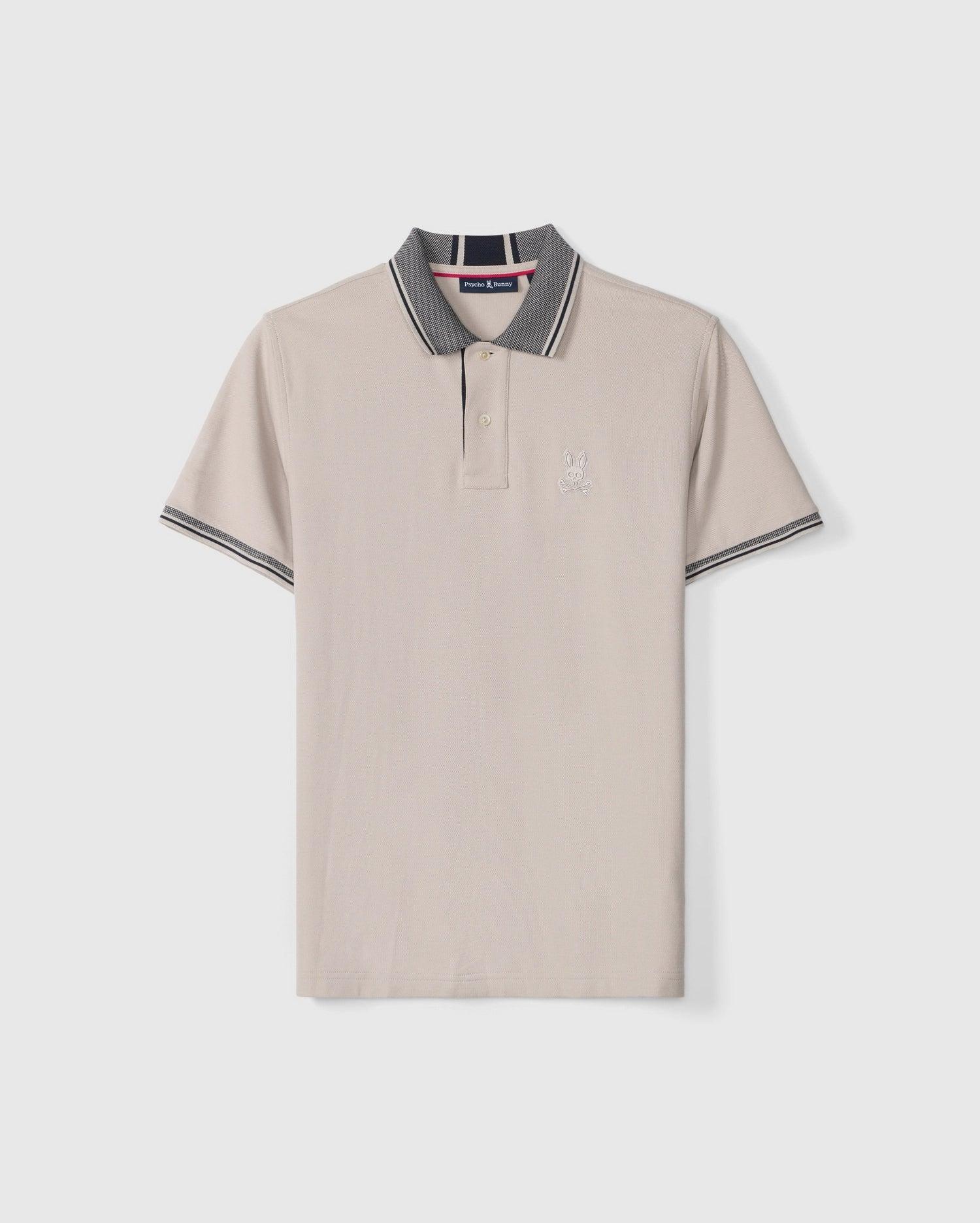 Men's Malton Pique Polo Shirt 110 OYSTER / S Product Image