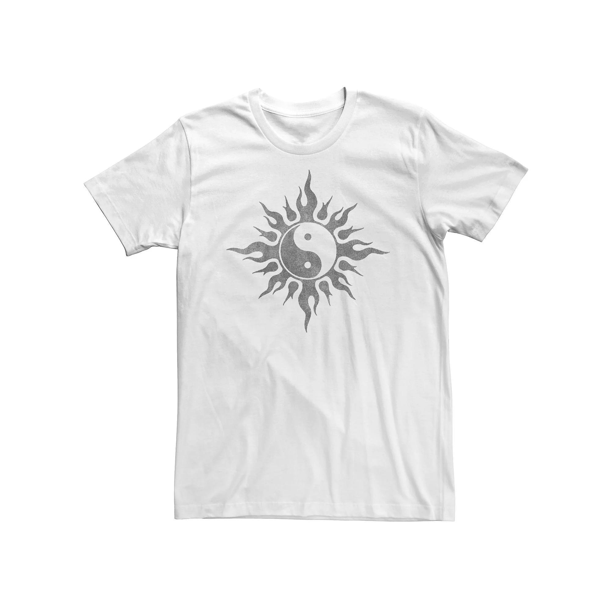 Big & Tall Win Some Lose Some Yin And Yang Logo Tee, Men's, Size: 3XL, White Product Image