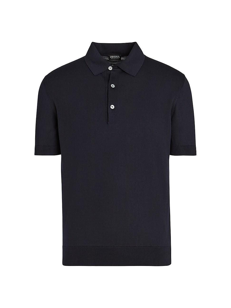 Mens Cotton Polo Shirt Product Image