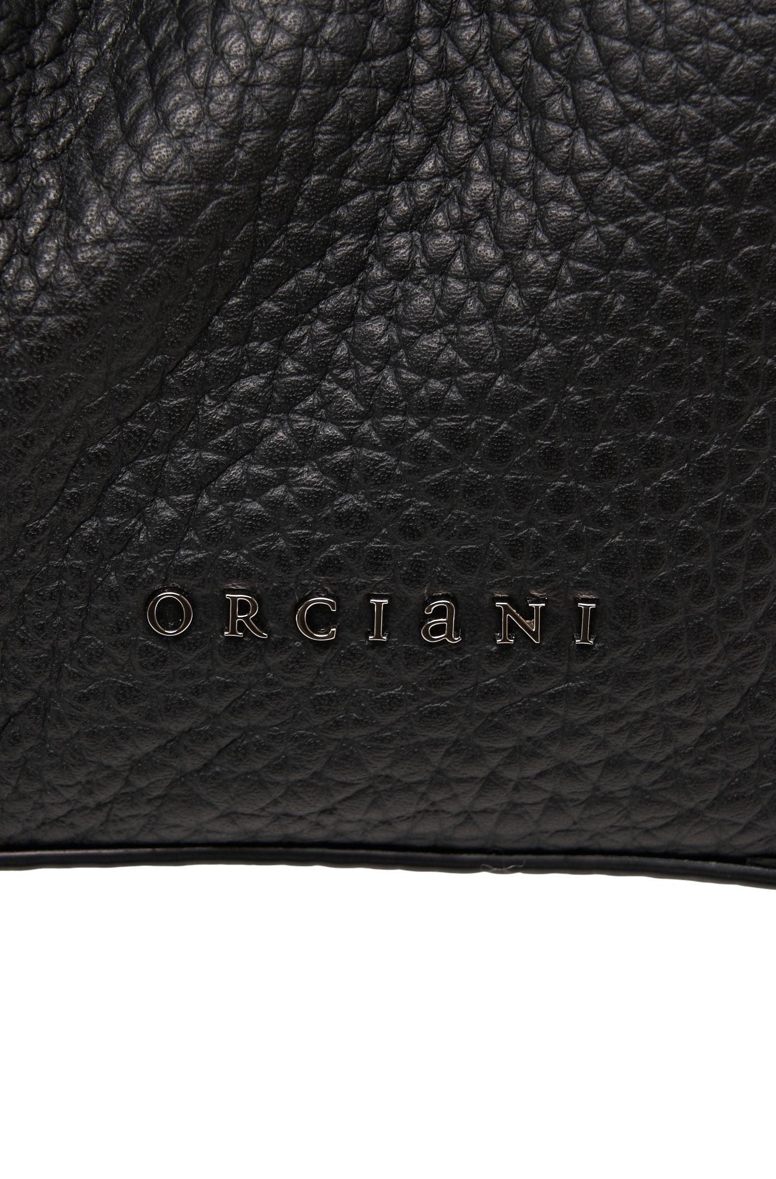 Grained leather handbag Product Image