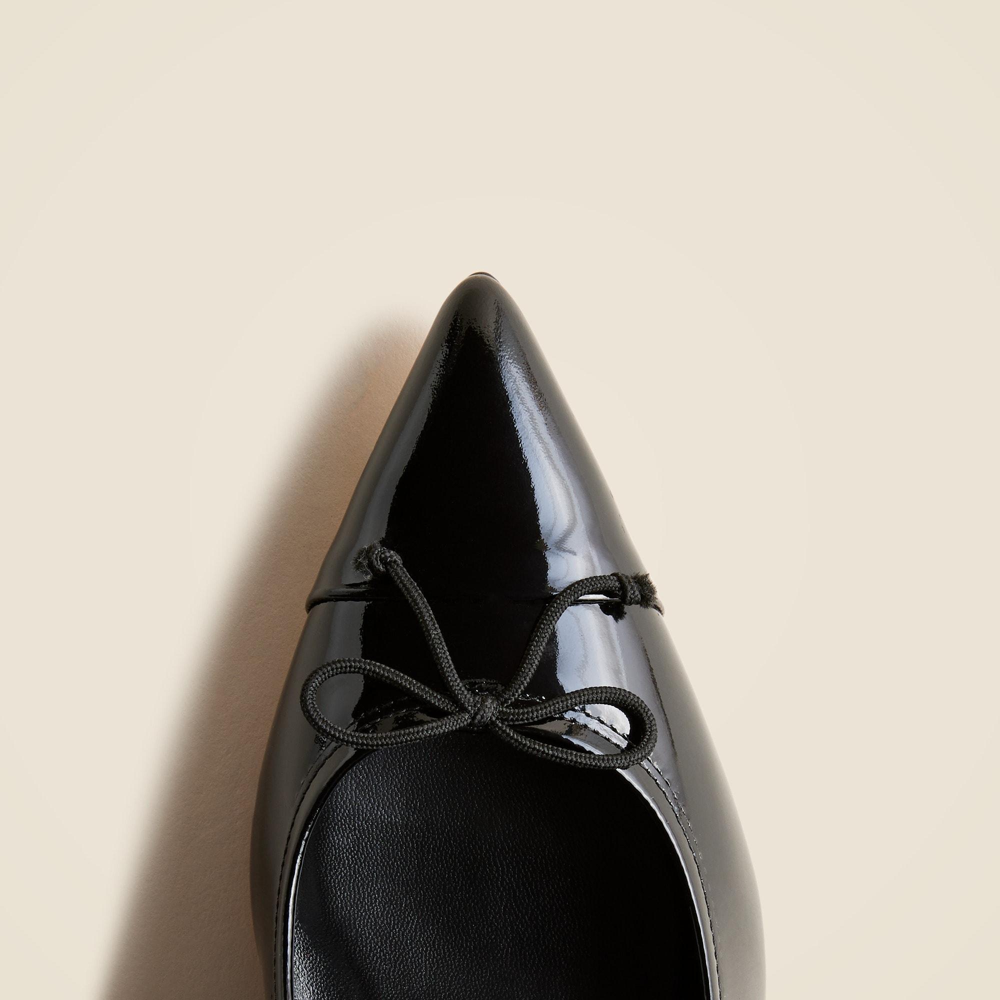 Made-in-Italy Colette cap-toe pumps in patent leather Product Image