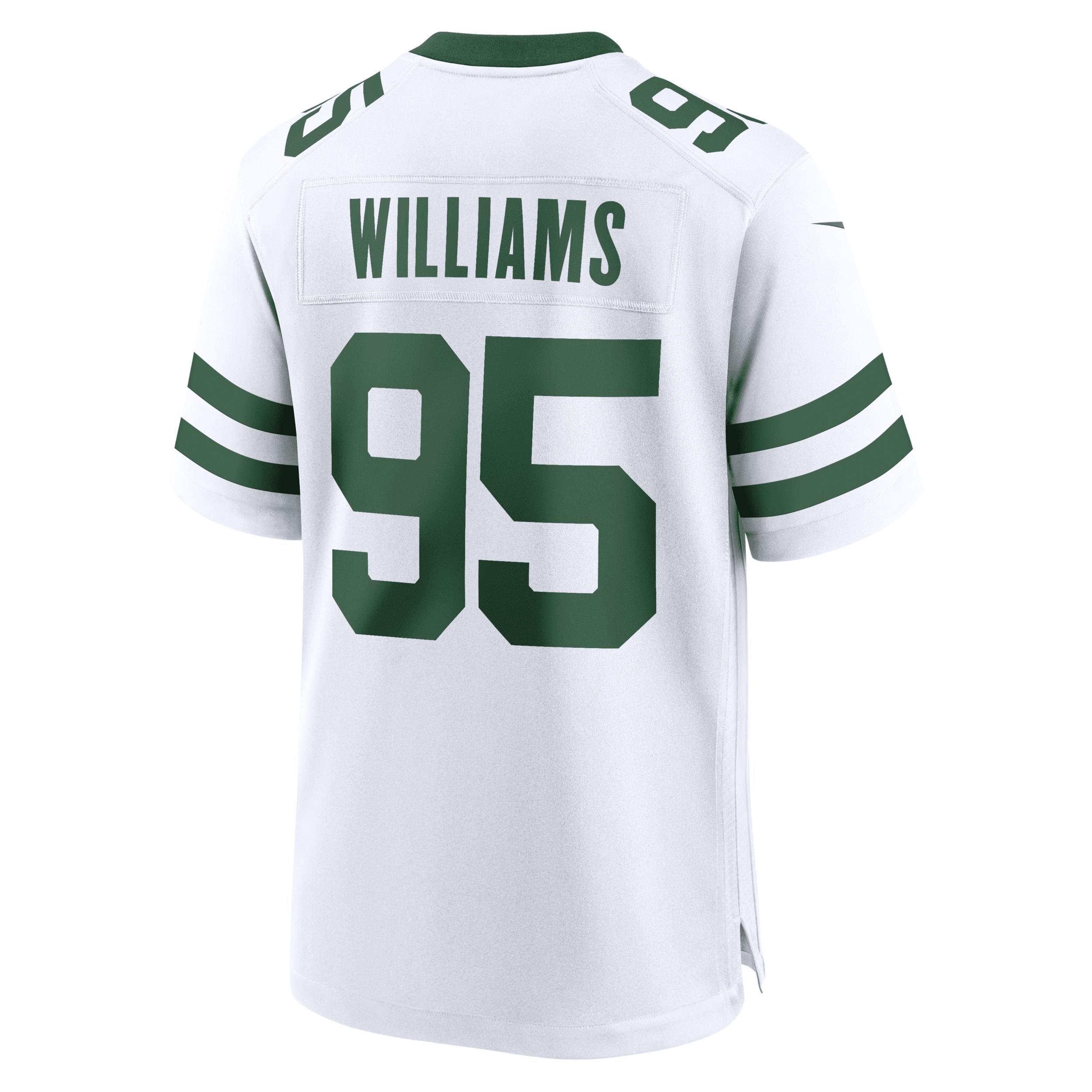Men's Nike Quincy Williams Legacy White New York Jets Game Jersey, Size: 2XL Product Image