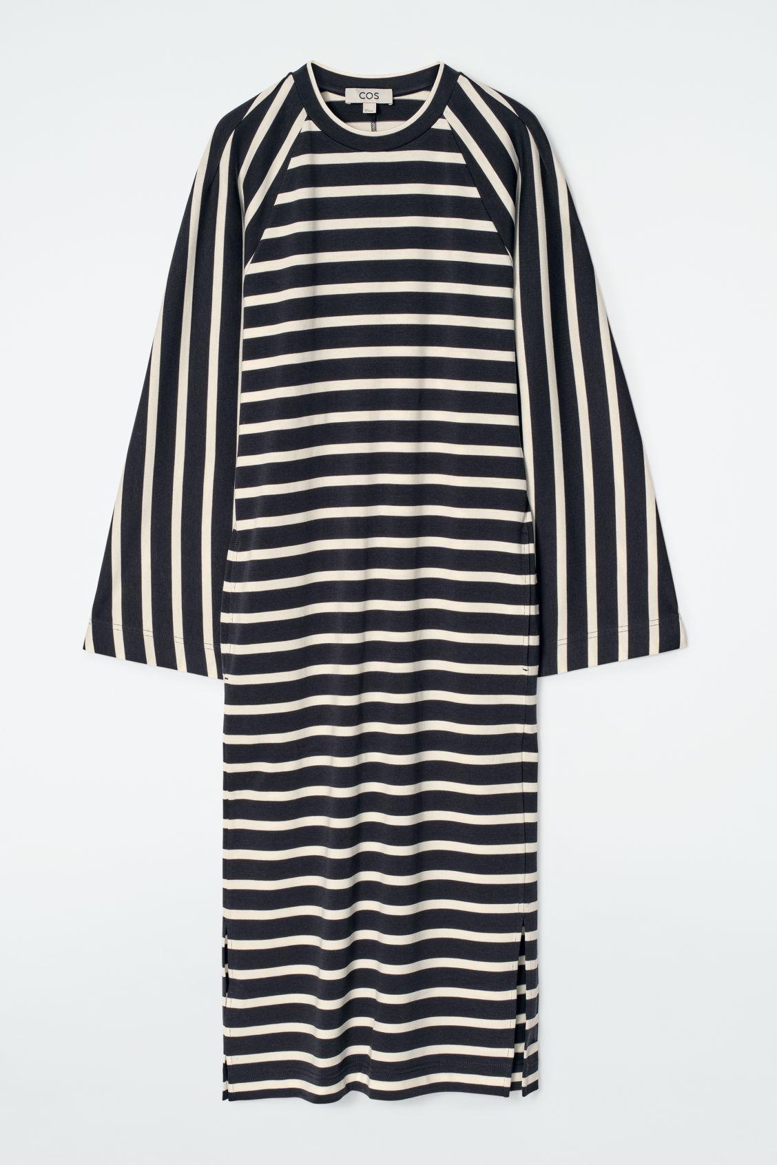 JERSEY MIDI COLUMN DRESS Product Image