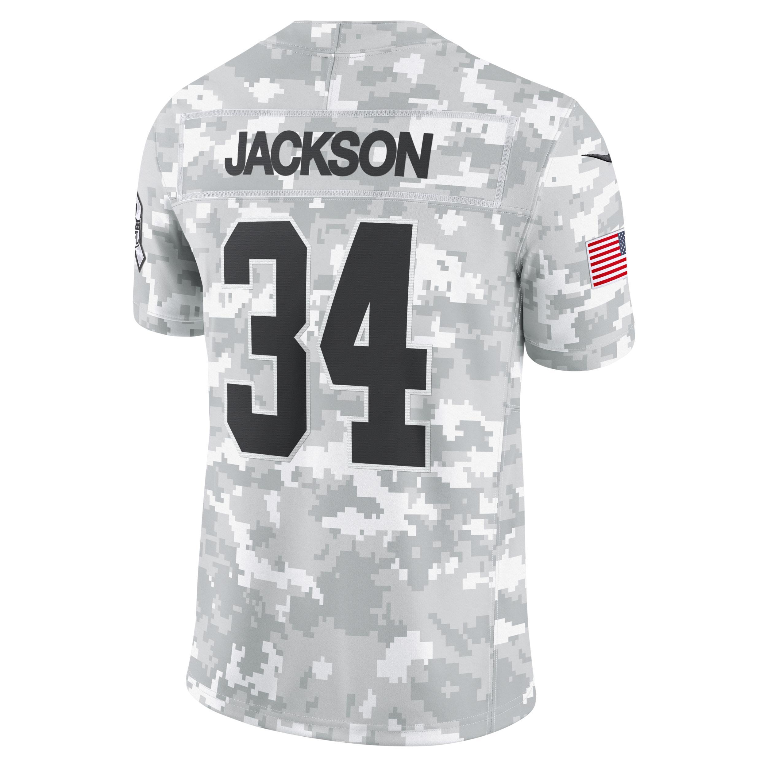 Bo Jackson Las Vegas Raiders Salute to Service Nike Men's Dri-FIT NFL Limited Jersey Product Image