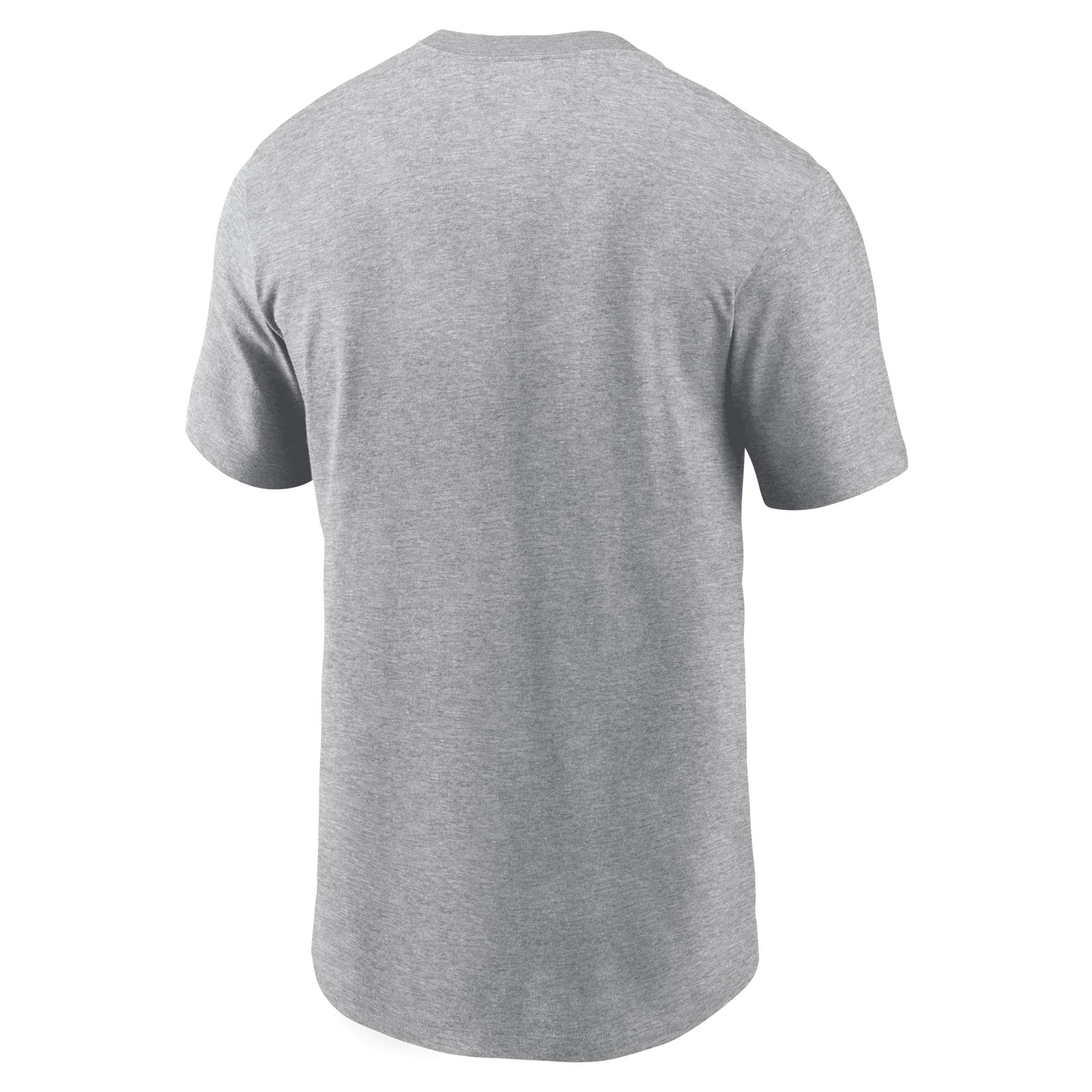 Men's Nike Heather Gray Chicago White Sox Home Team Athletic Arch T-Shirt, Size: Medium, Grey Product Image
