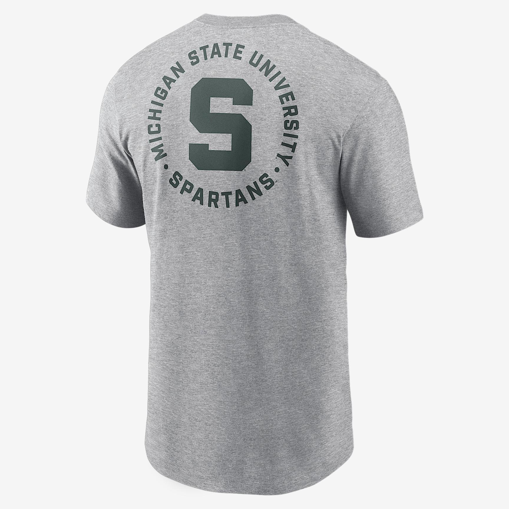 Michigan State Campus 2-Hit Men's Nike College T-Shirt Product Image