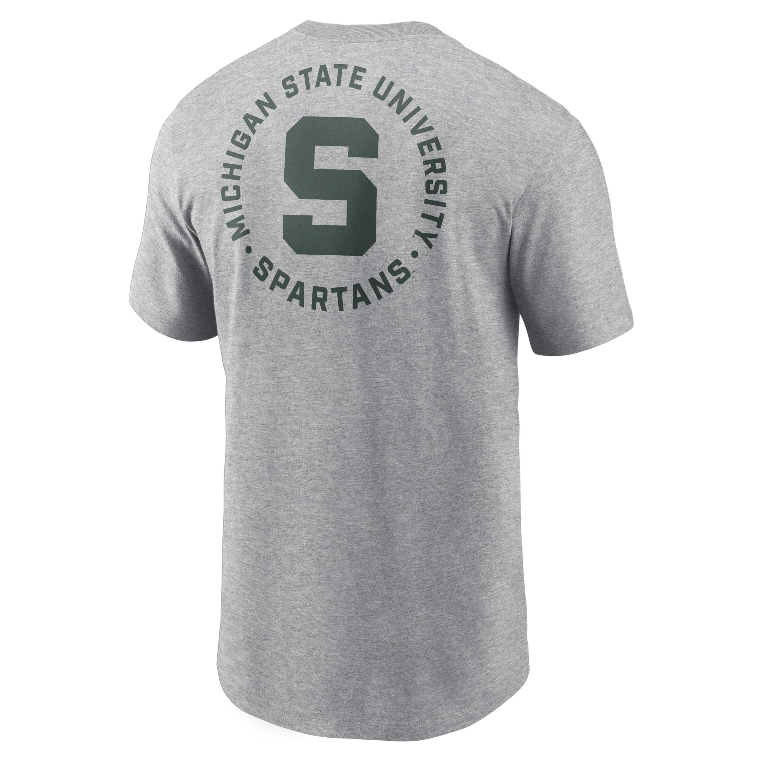 Michigan State Campus 2-Hit Men's Nike College T-Shirt Product Image