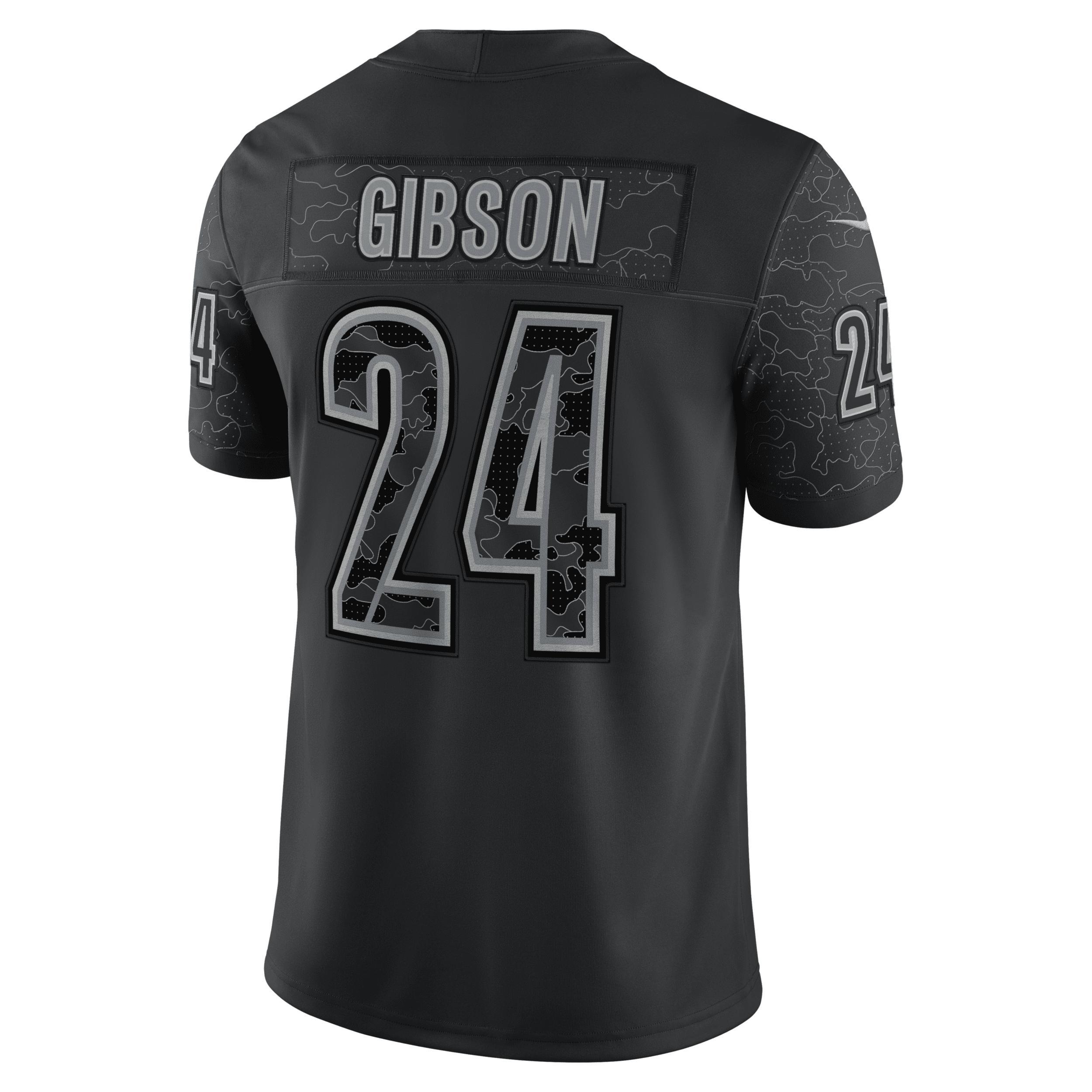 Men's Nike Antonio Gibson Black Washington Commanders RFLCTV Limited Jersey, Size: XL, Wft Black Product Image