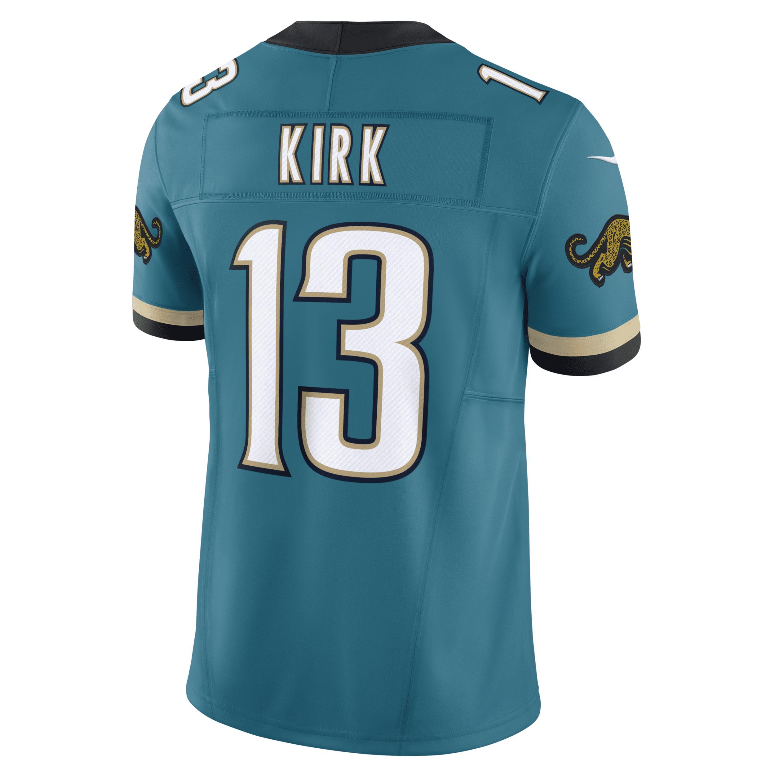 Men's Nike Christian Kirk Teal Jacksonville Jaguars Prowler Throwback Vapor F.U.S.E. Limited Jersey, Size: 3XL, Blue Product Image