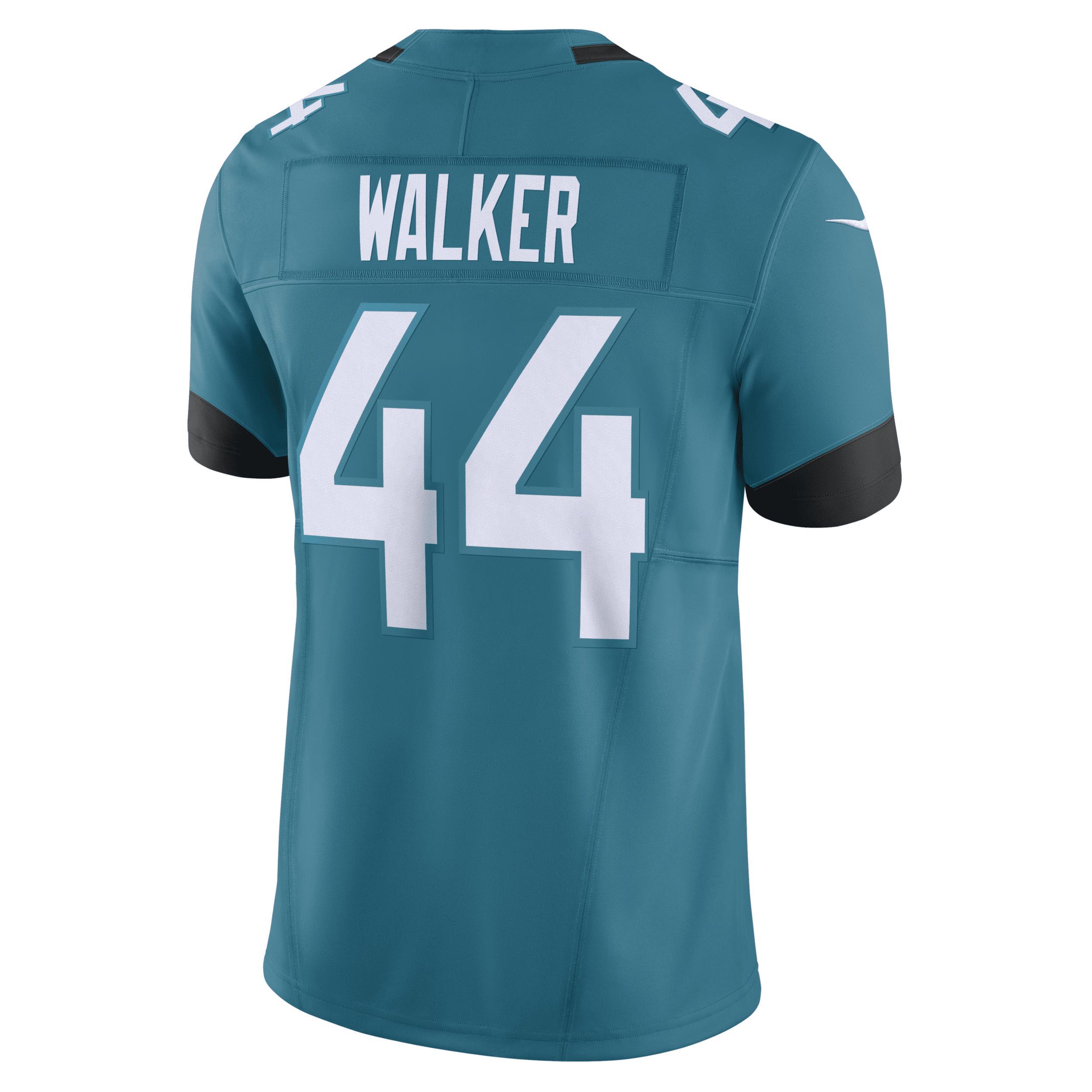 Men's Nike Travon Walker Teal Jacksonville Jaguars Vapor F.U.S.E. Limited  Jersey, Size: 3XL, Blue Product Image