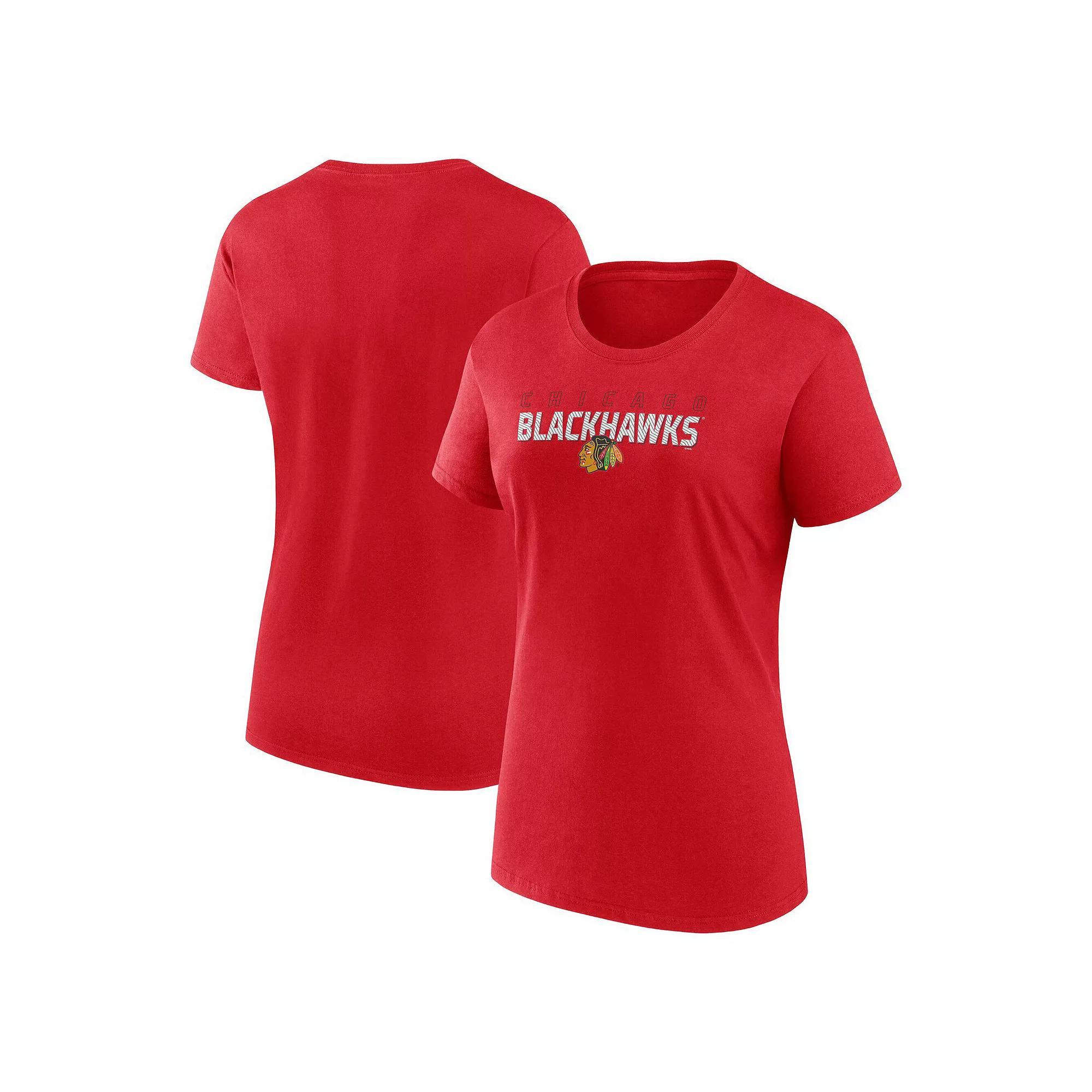 Women's Blue New York Rangers Launch Scoop Neck T-Shirt, Size: 2XL, Ran Blue Product Image