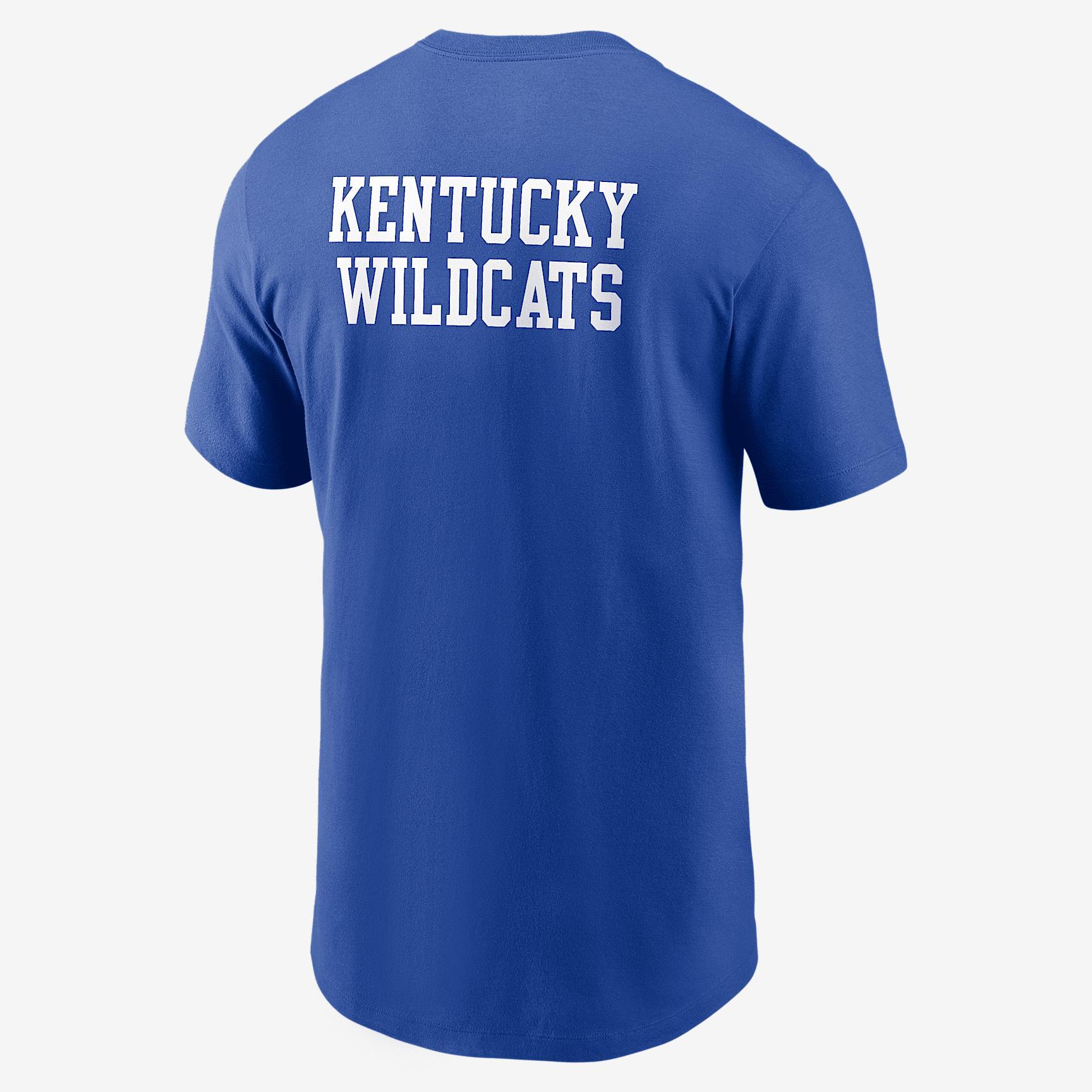 Kentucky 2-Hit Stacked Nike Men's College T-Shirt Product Image