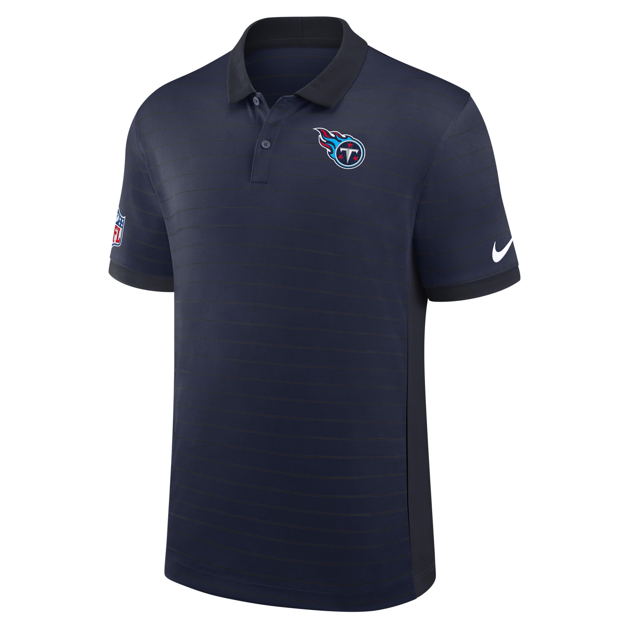 Tennessee Titans Sideline Victory Stripe Nike Men's Dri-FIT NFL Polo Product Image