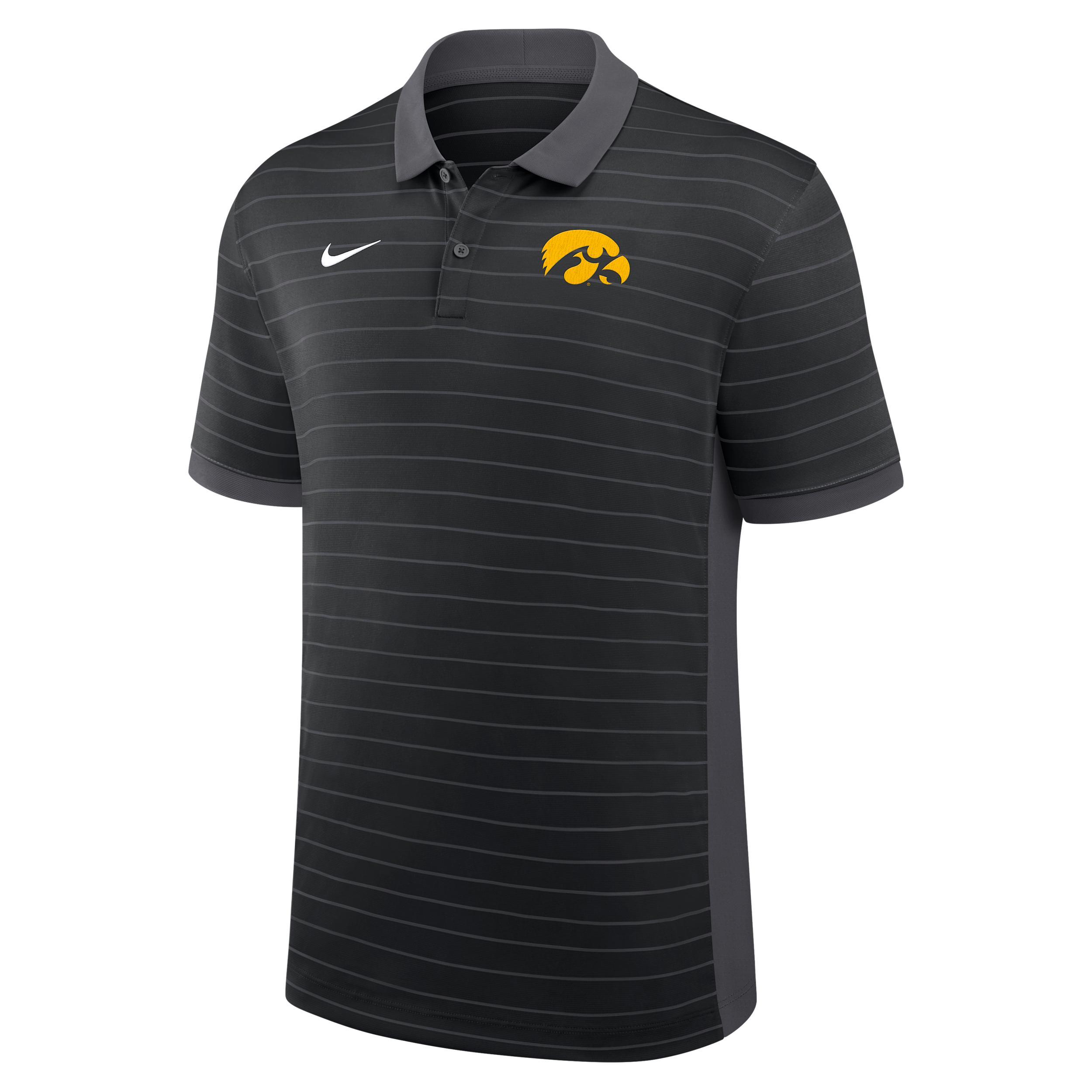 Iowa Sideline Victory Stripe Nike Men's Dri-FIT College Polo Product Image