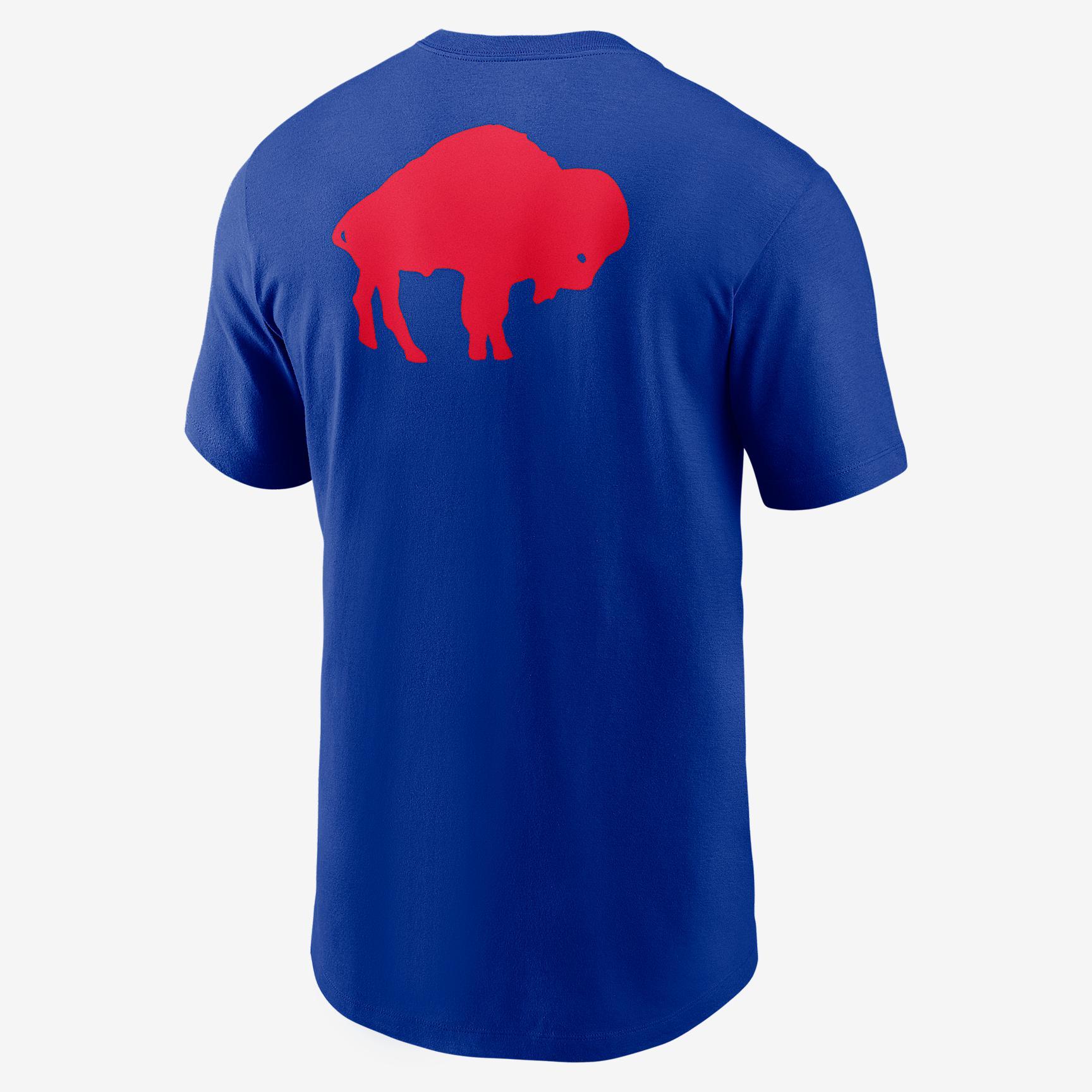 Buffalo Bills Rewind Front And Back Hit Essential Nike Men's NFL T-Shirt Product Image