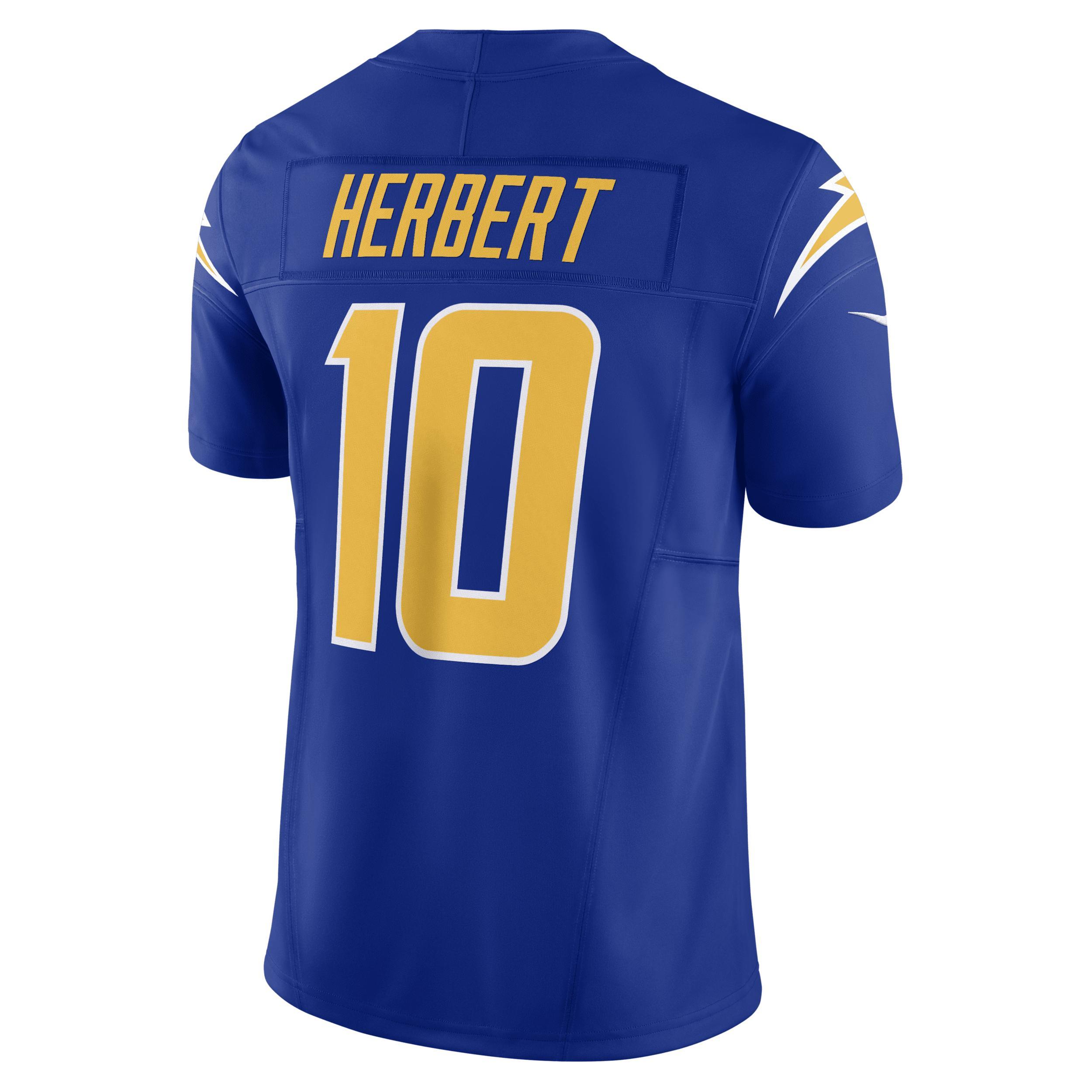 Men's Nike Justin Herbert Royal Los Angeles Chargers Vapor F.U.S.E. Limited Alternate 2 Jersey, Size: XL, Blue Product Image