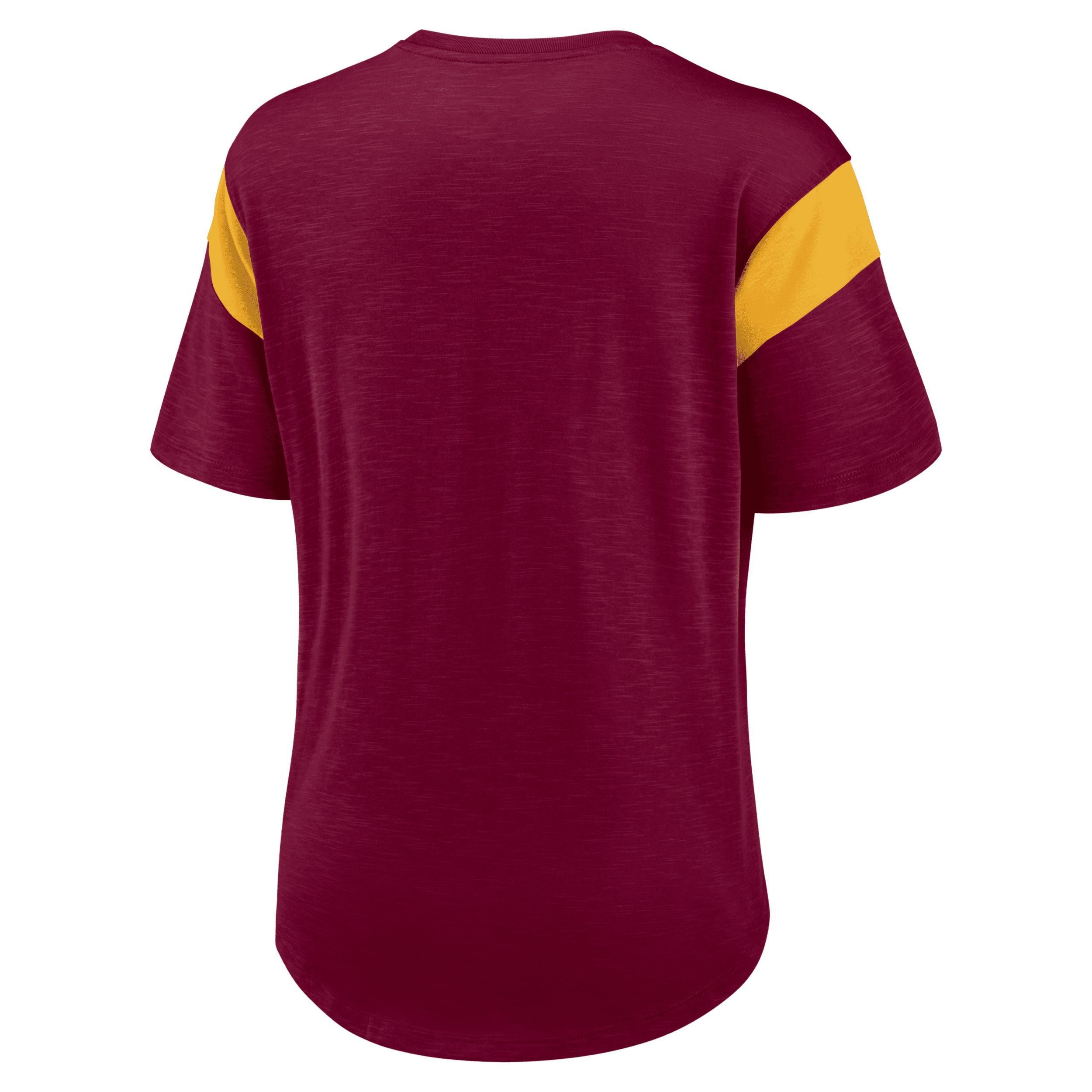 Women's Nike Burgundy Washington Commanders Primary Logo Slub Fashion Top, Size: Large, Wft Med Re Product Image