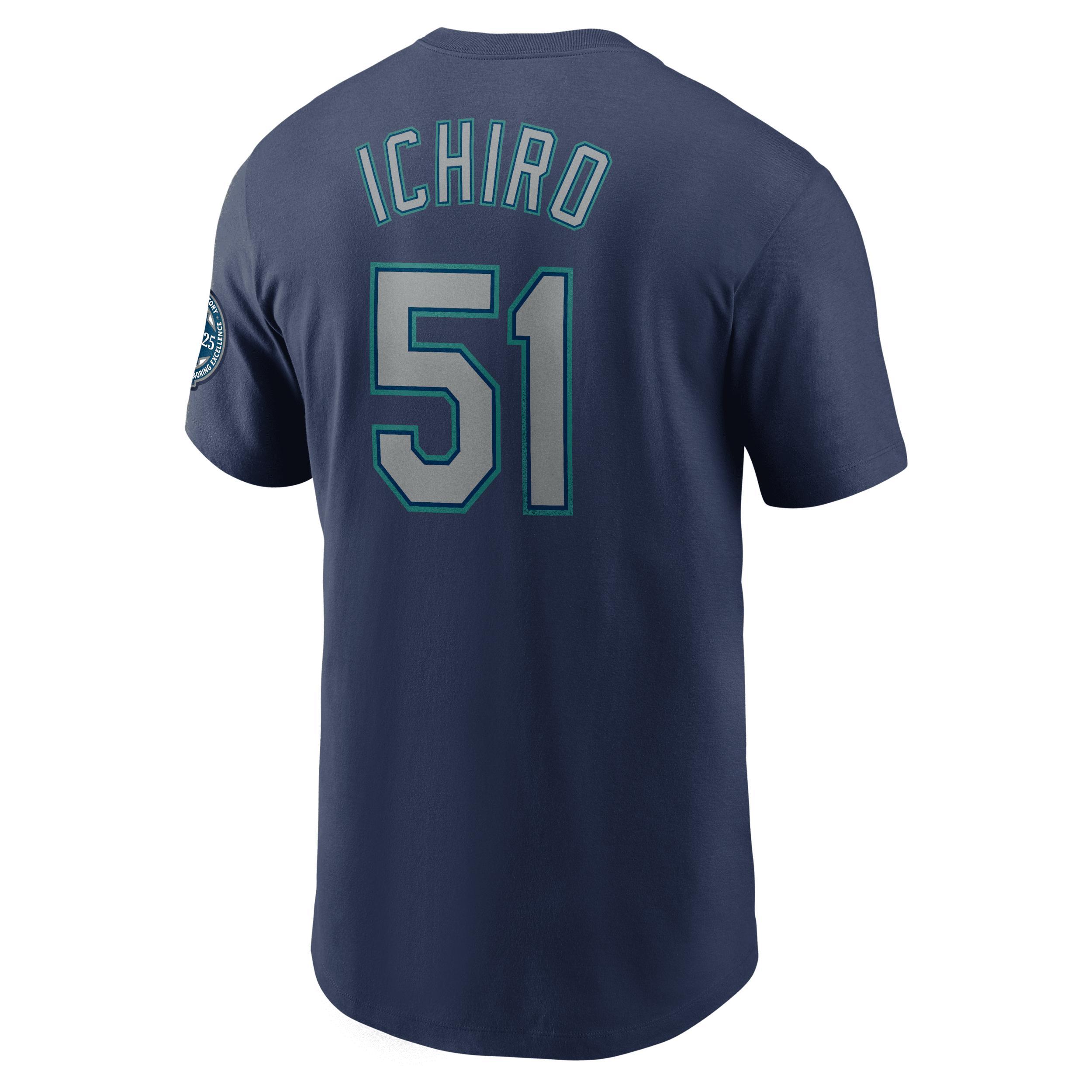 Ichiro Suzuki Seattle Mariners 2025 Hall of Fame Men's Nike MLB T-Shirt Product Image