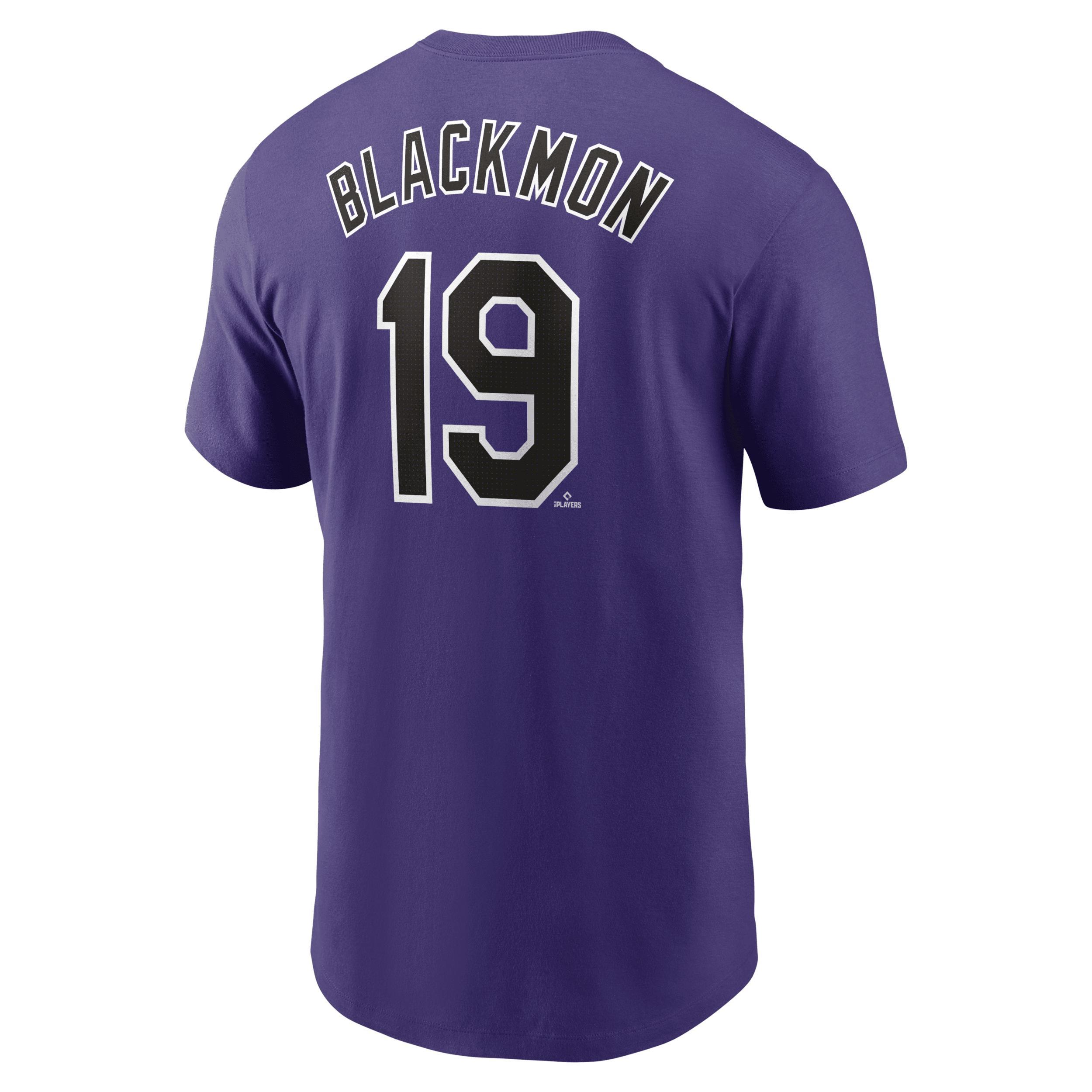 Mens Nike Charlie Blackmon Colorado Rockies Fuse Name & Number T-Shirt Product Image