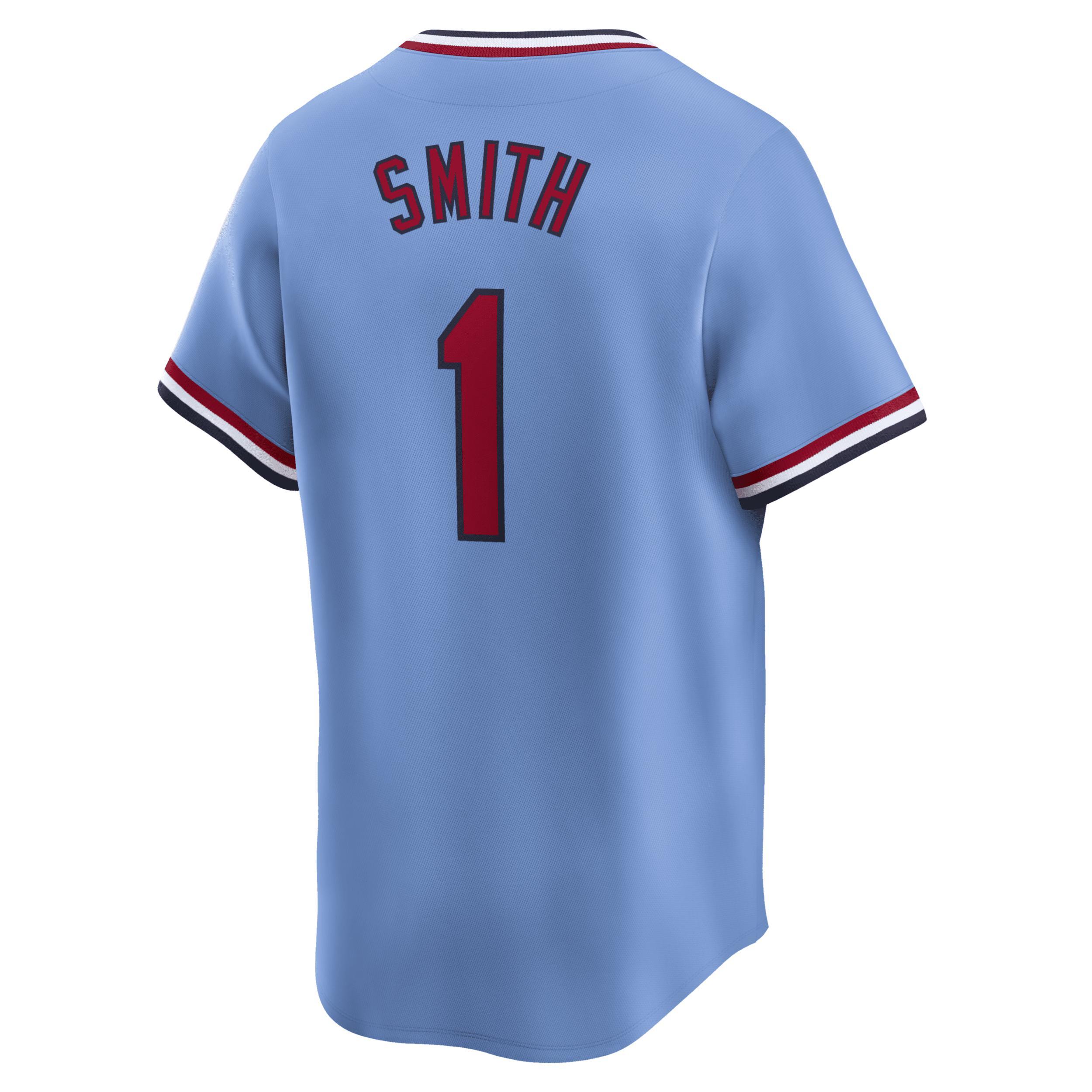 Mens Nike Ozzie Smith Royal St. Louis Cardinals Throwback Cooperstown Limited Jersey Product Image