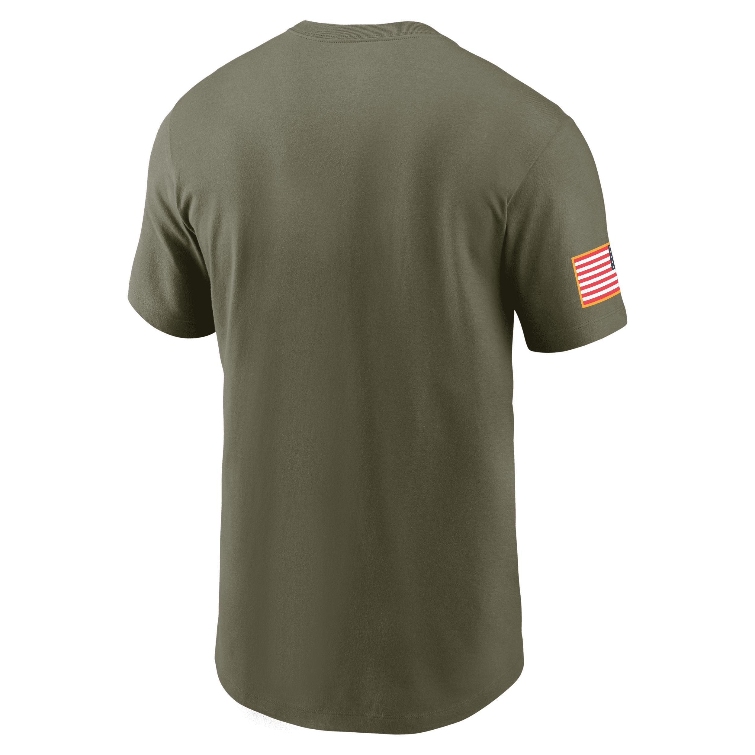 Men's Michigan Wolverines Military Appreciation Team Issue Jordan Brand Dri-FIT College T-Shirt Product Image