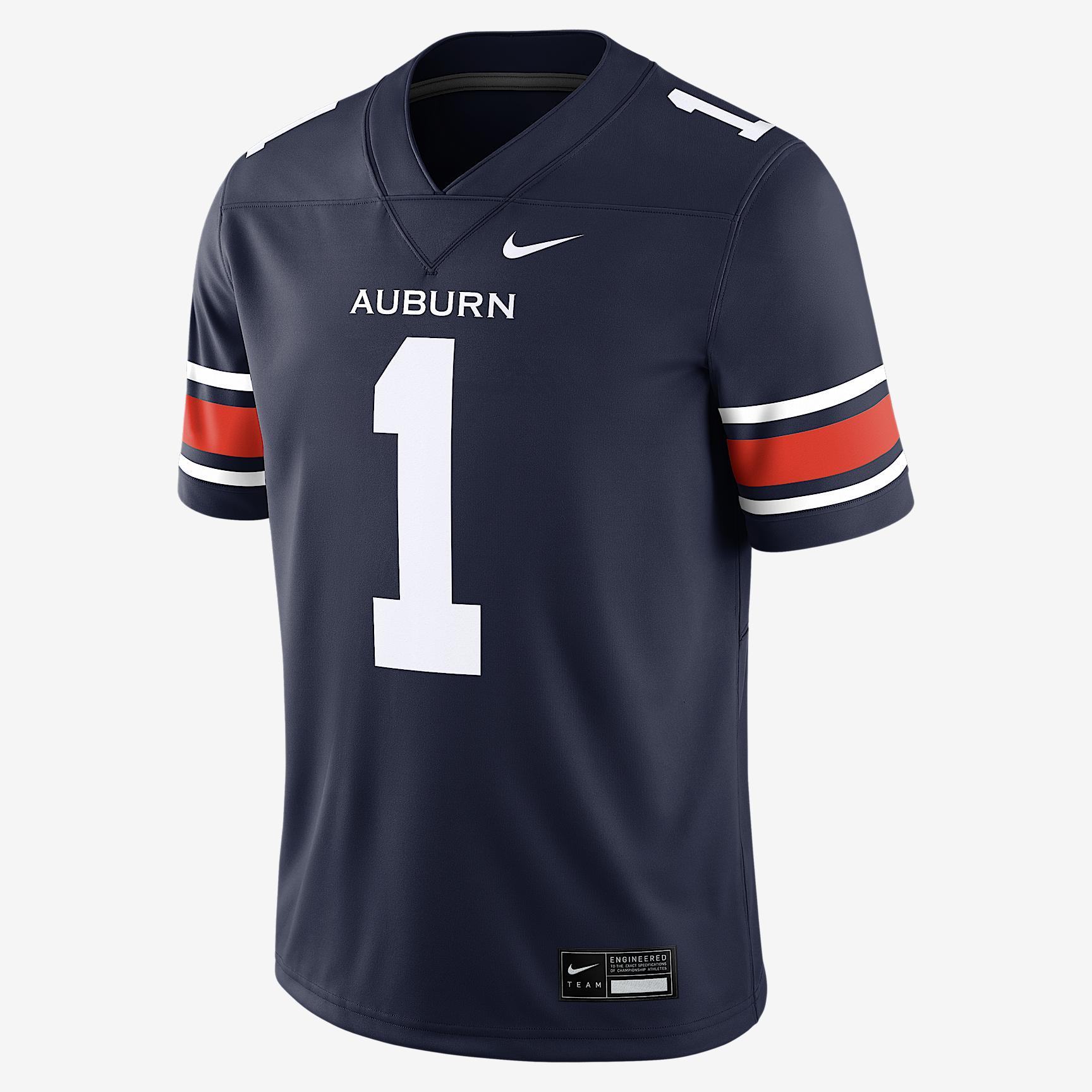 Auburn Men’s Nike Dri-FIT College Game Jersey Product Image