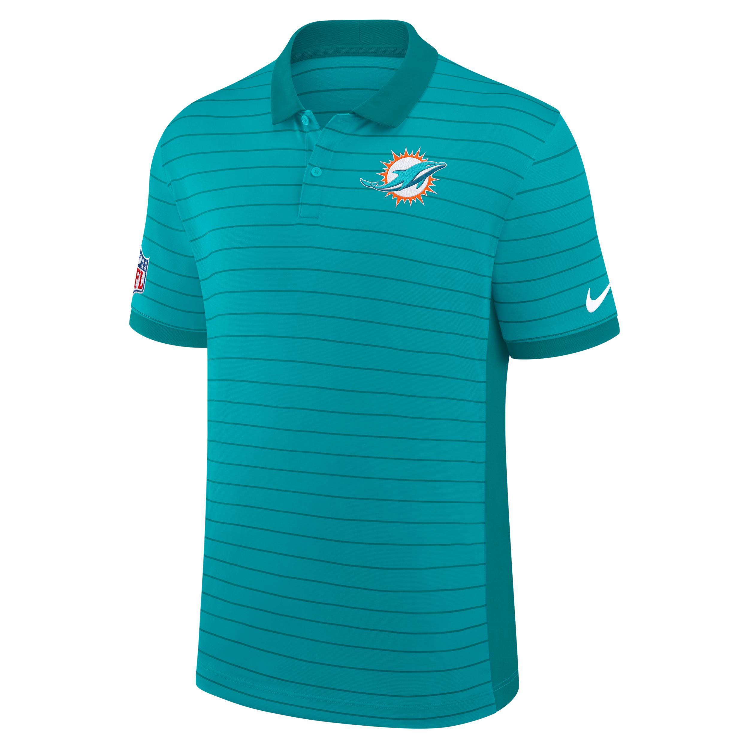 Miami Dolphins Sideline Victory Stripe Nike Men's Dri-FIT NFL Polo Product Image
