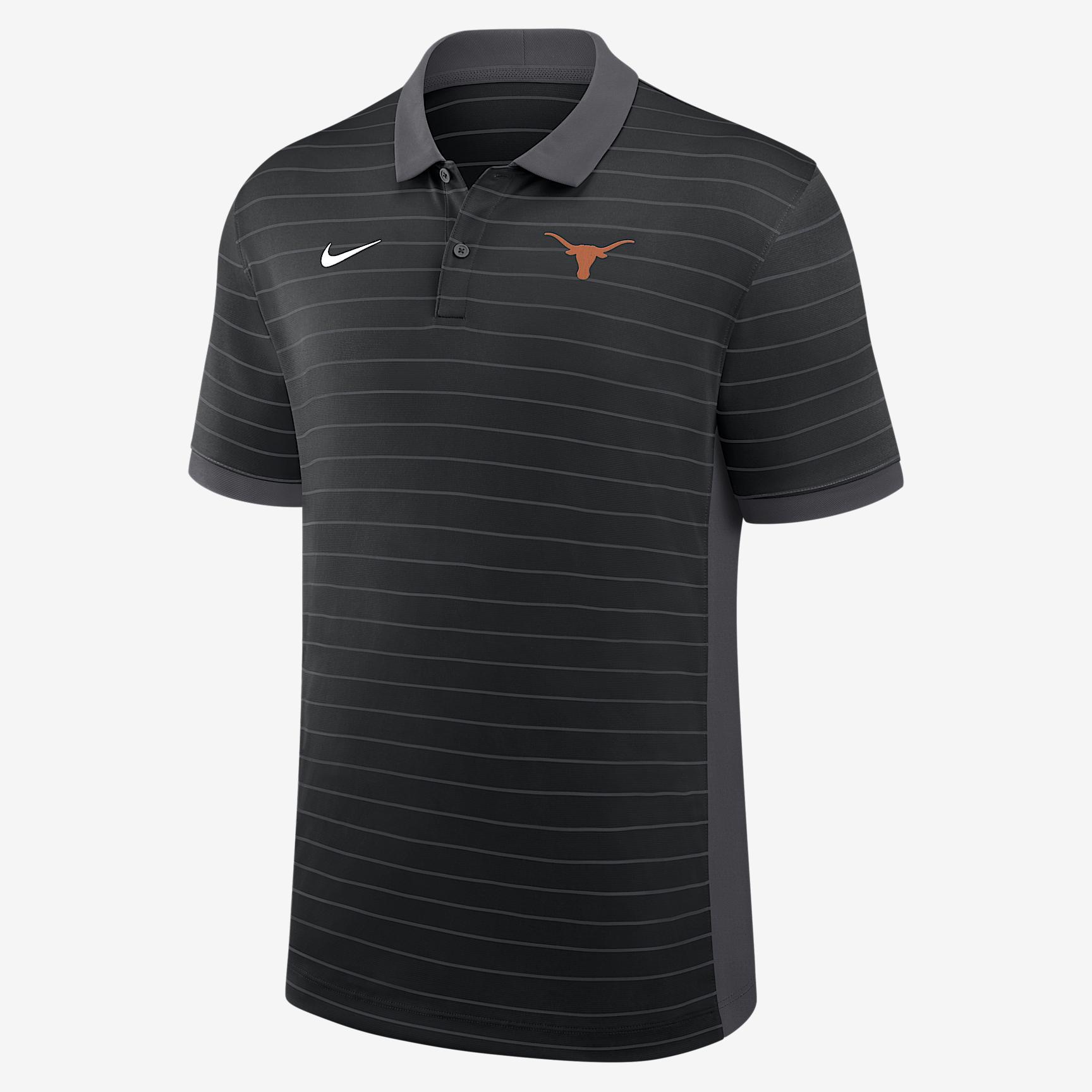 Texas Sideline Victory Stripe Men's Nike Dri-FIT College Polo Product Image