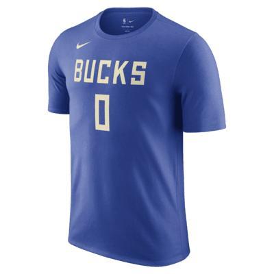 Damian Lillard Milwaukee Bucks Essential City Edition Nike Men's NBA T-Shirt Product Image