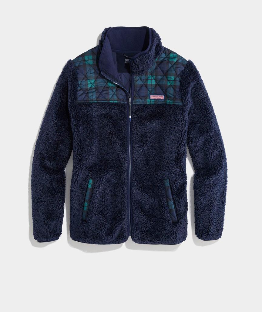 Heritage High-Pile Fleece Mixed Print Jacket Product Image