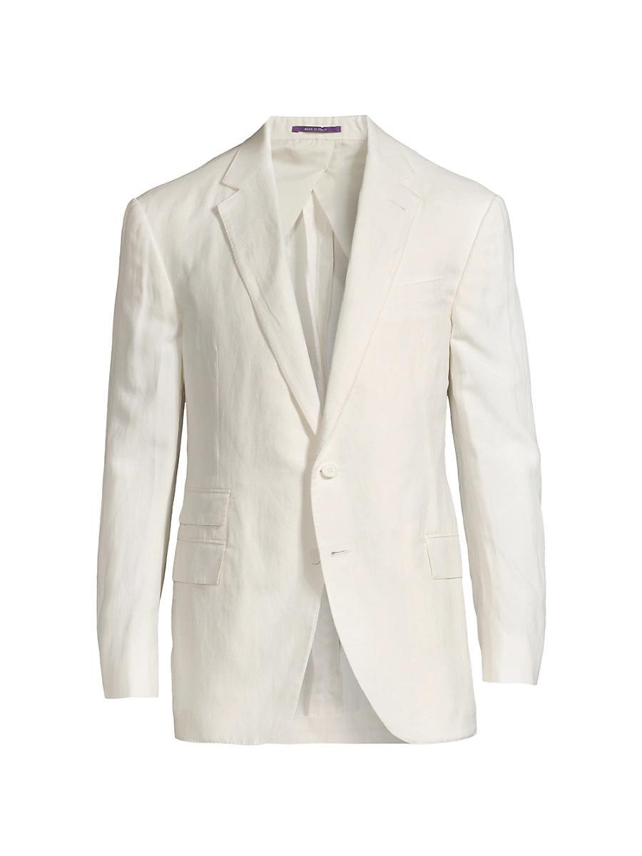 Mens Kent Hand-Tailored Silk-Linen Jacket Product Image