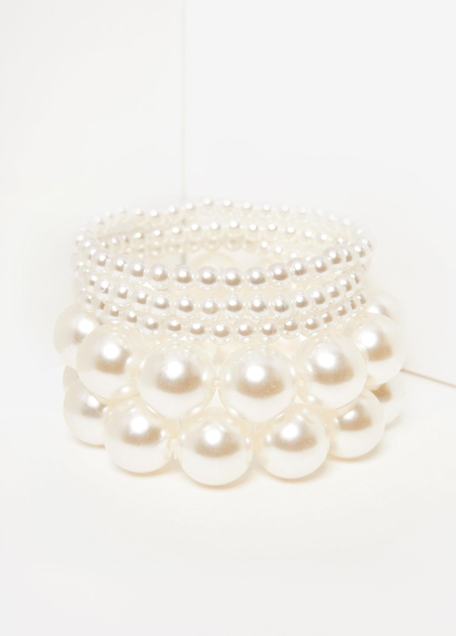 Faux Pearl Bracelet Set Product Image