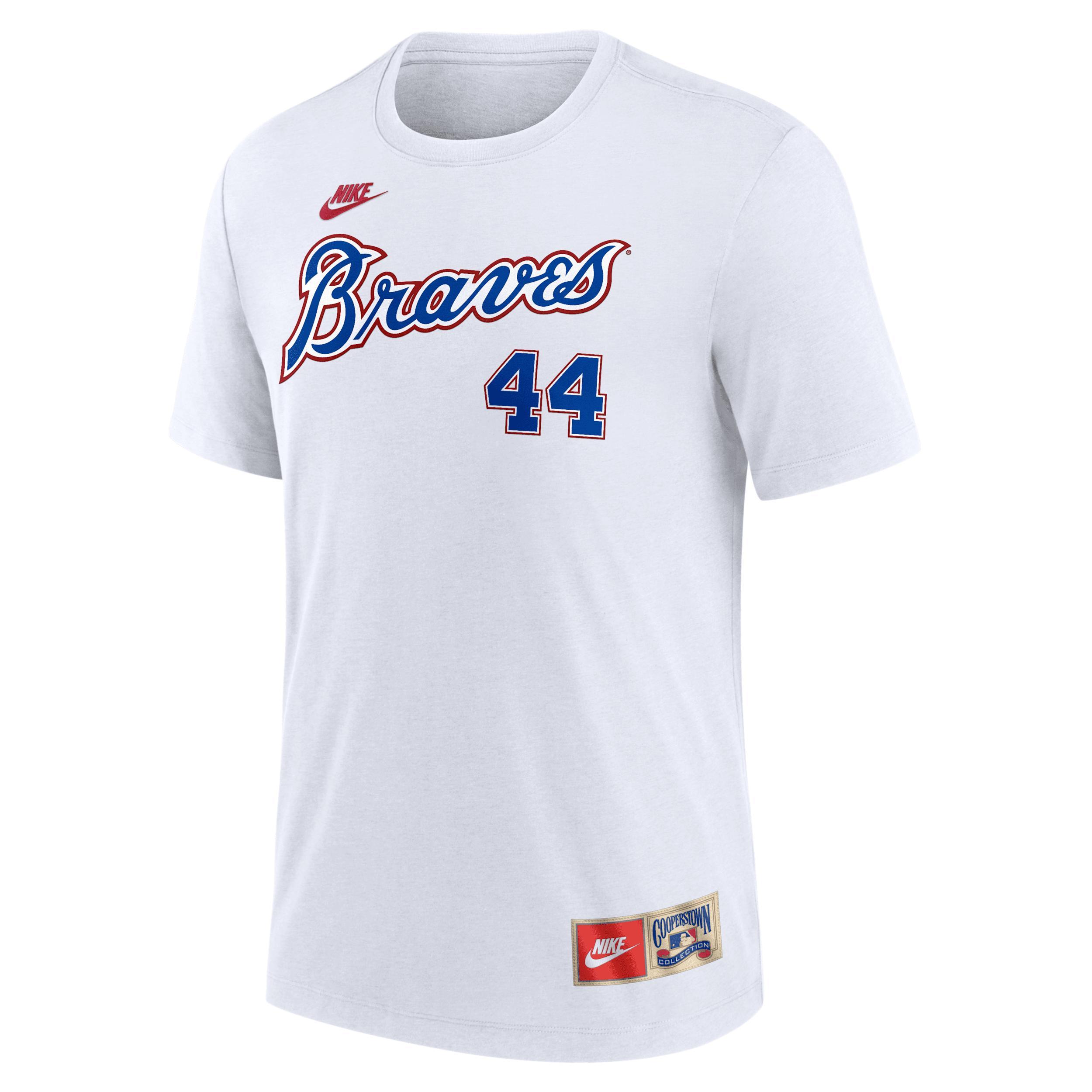Hank Aaron Atlanta Braves Cooperstown Men's Nike MLB T-Shirt Product Image